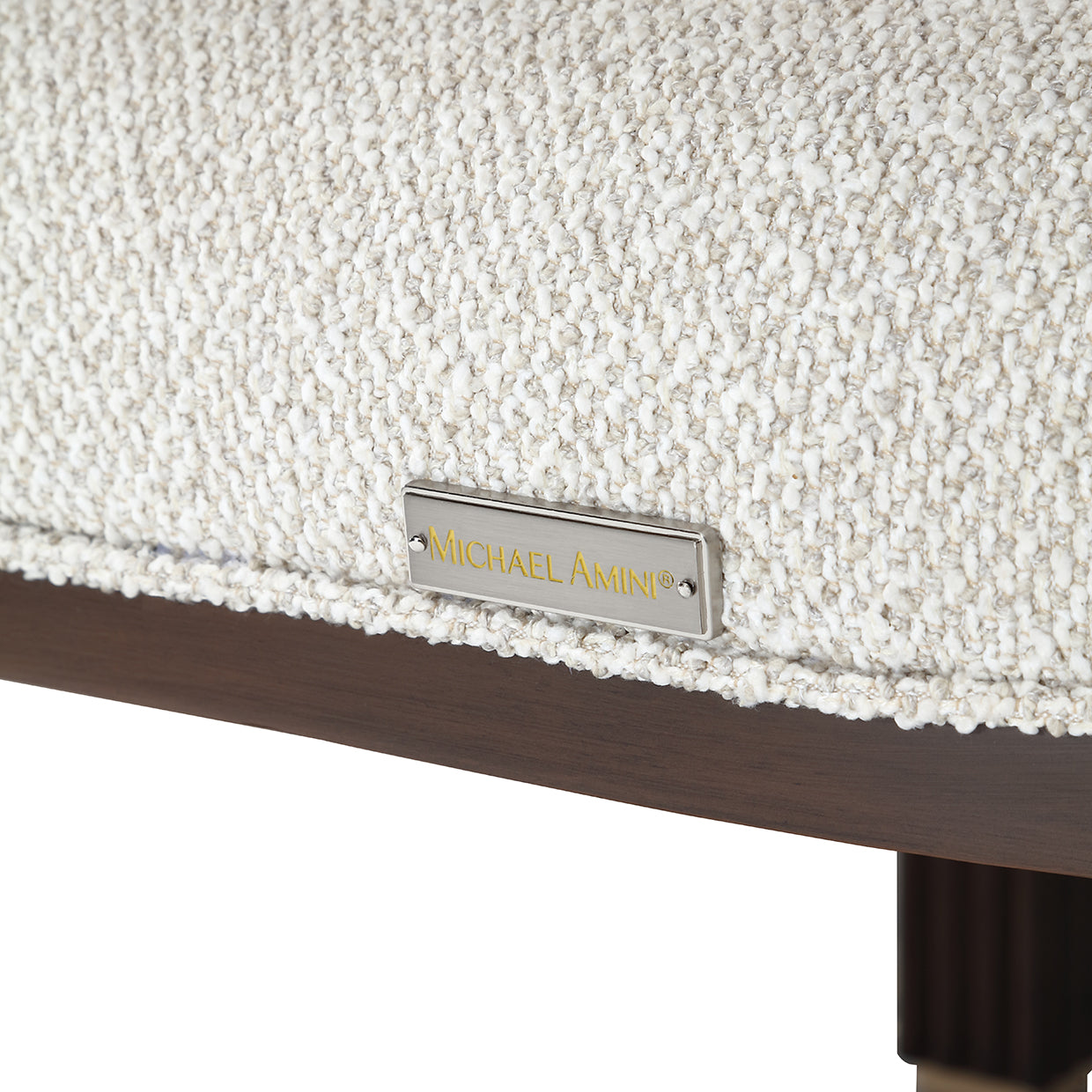West Kensington Accent Chair - Buff/Medium Espresso