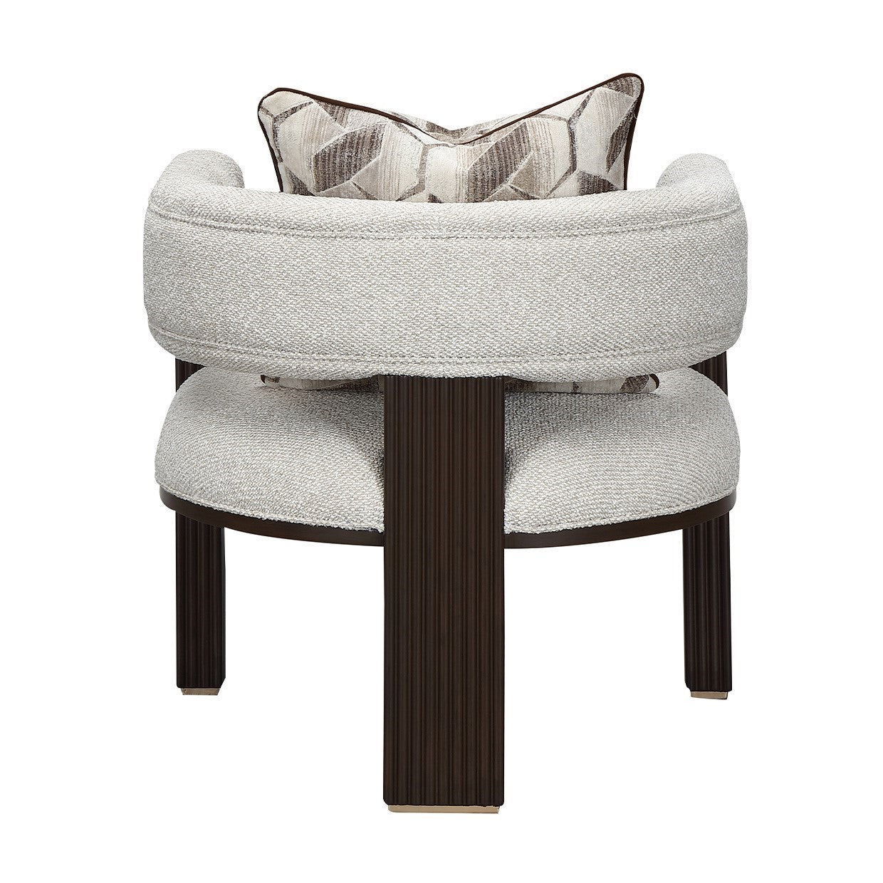 West Kensington Accent Chair - Buff/Medium Espresso