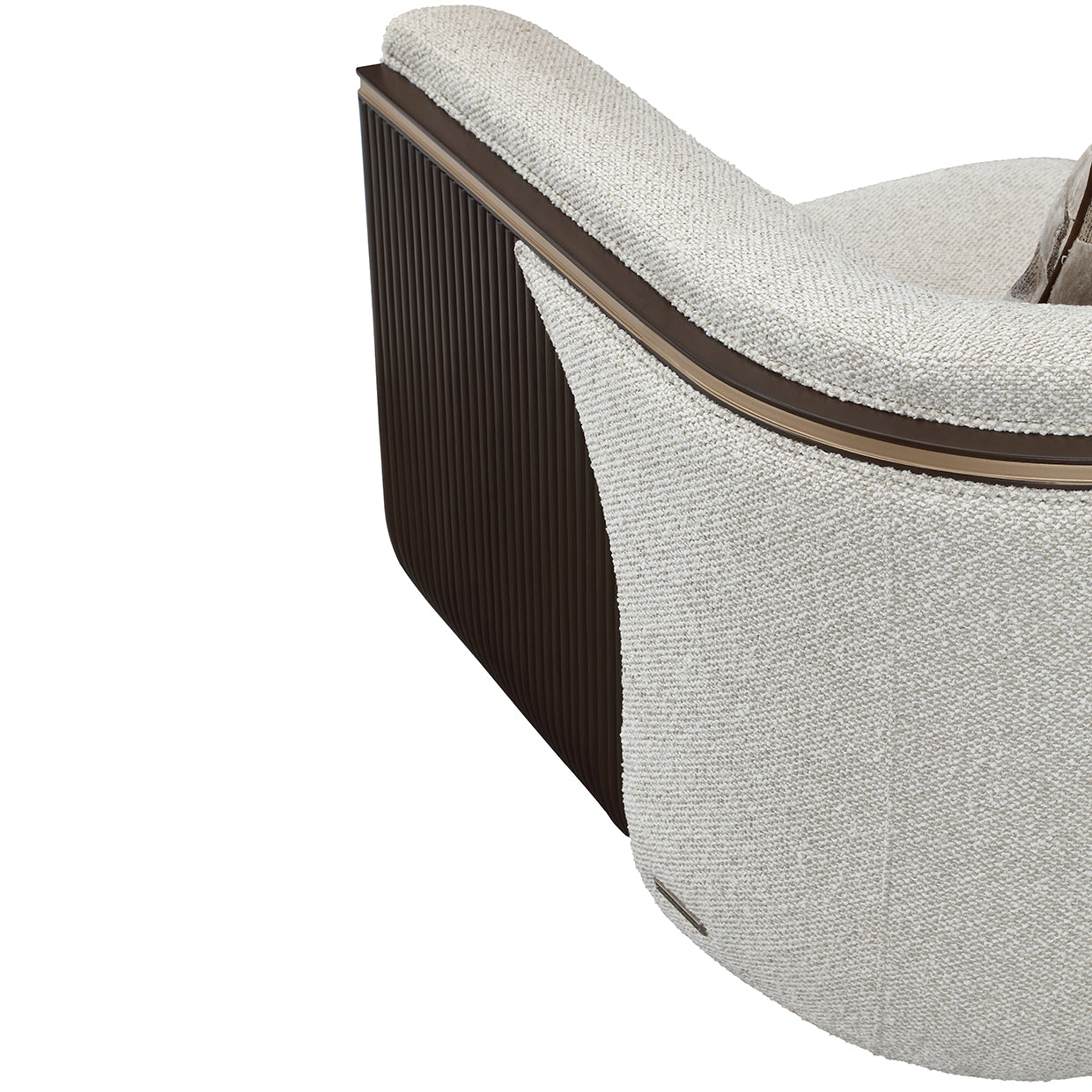 West Kensington Matching Chair - Buff/Medium Espresso