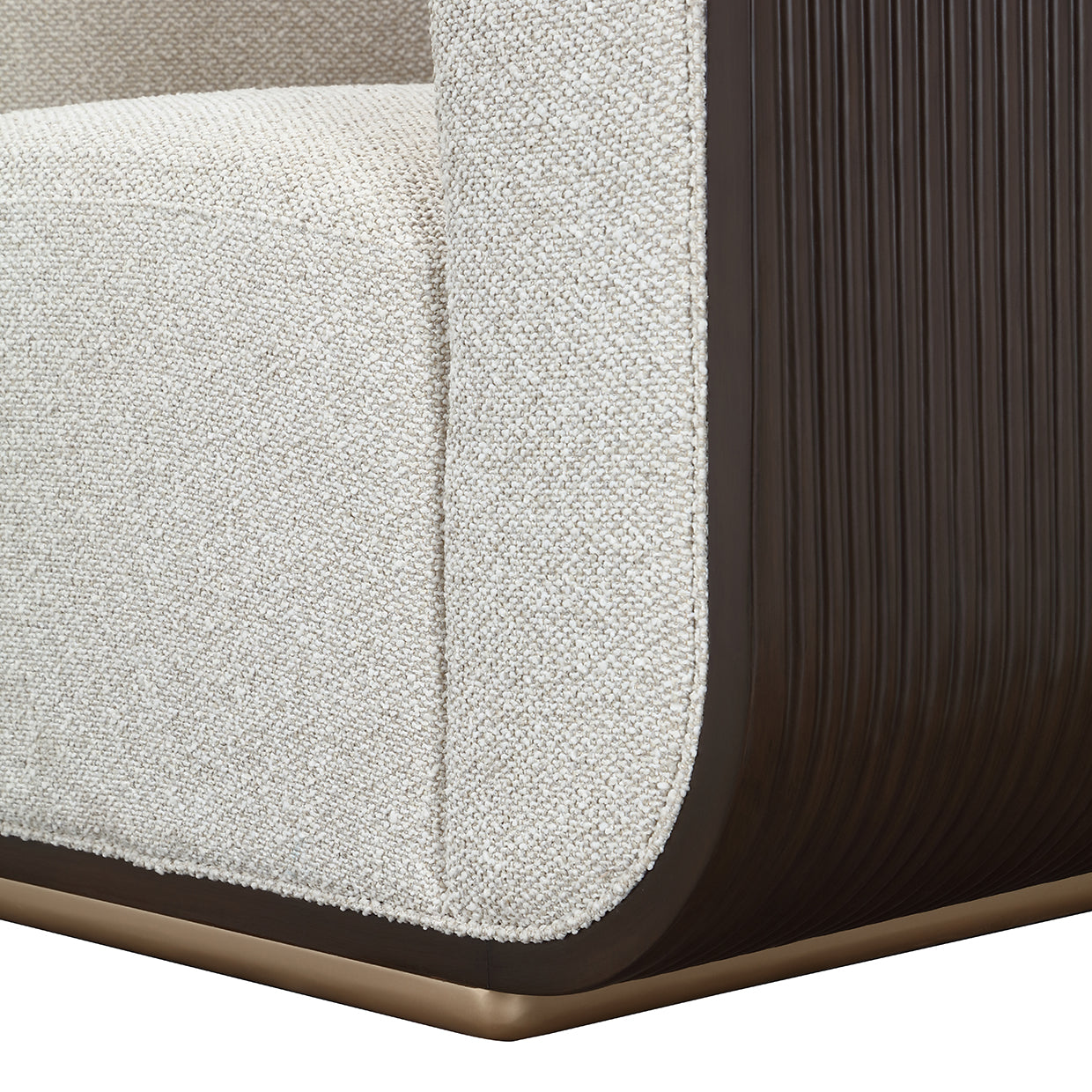West Kensington Matching Chair - Buff/Medium Espresso