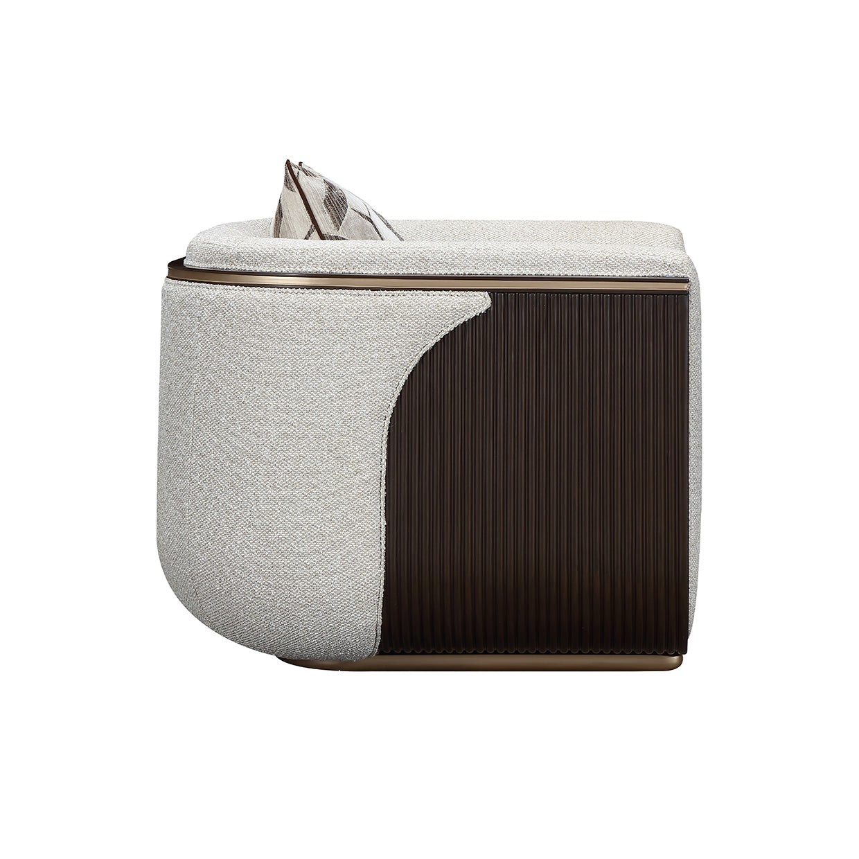 West Kensington Matching Chair - Buff/Medium Espresso