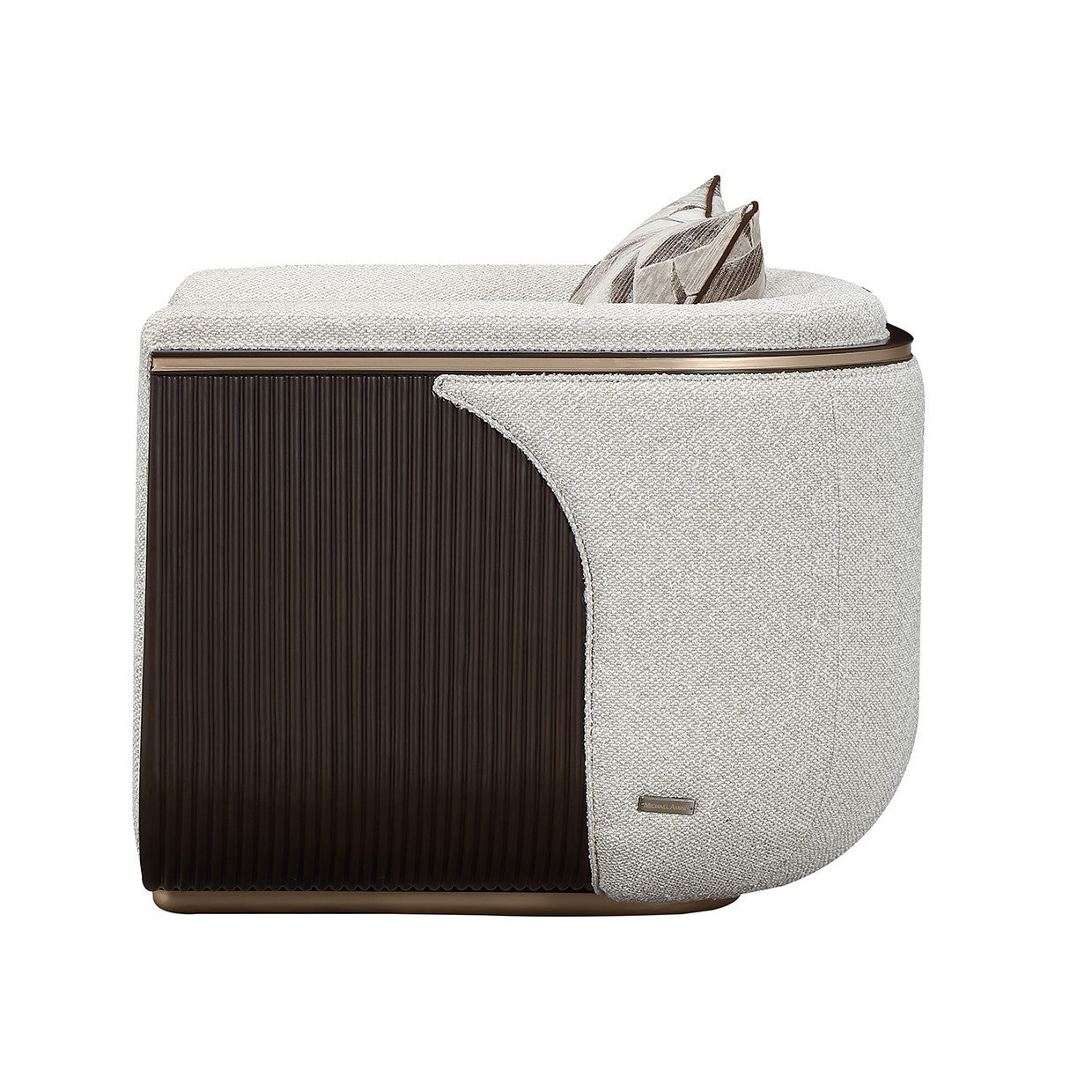 West Kensington Matching Chair - Buff/Medium Espresso