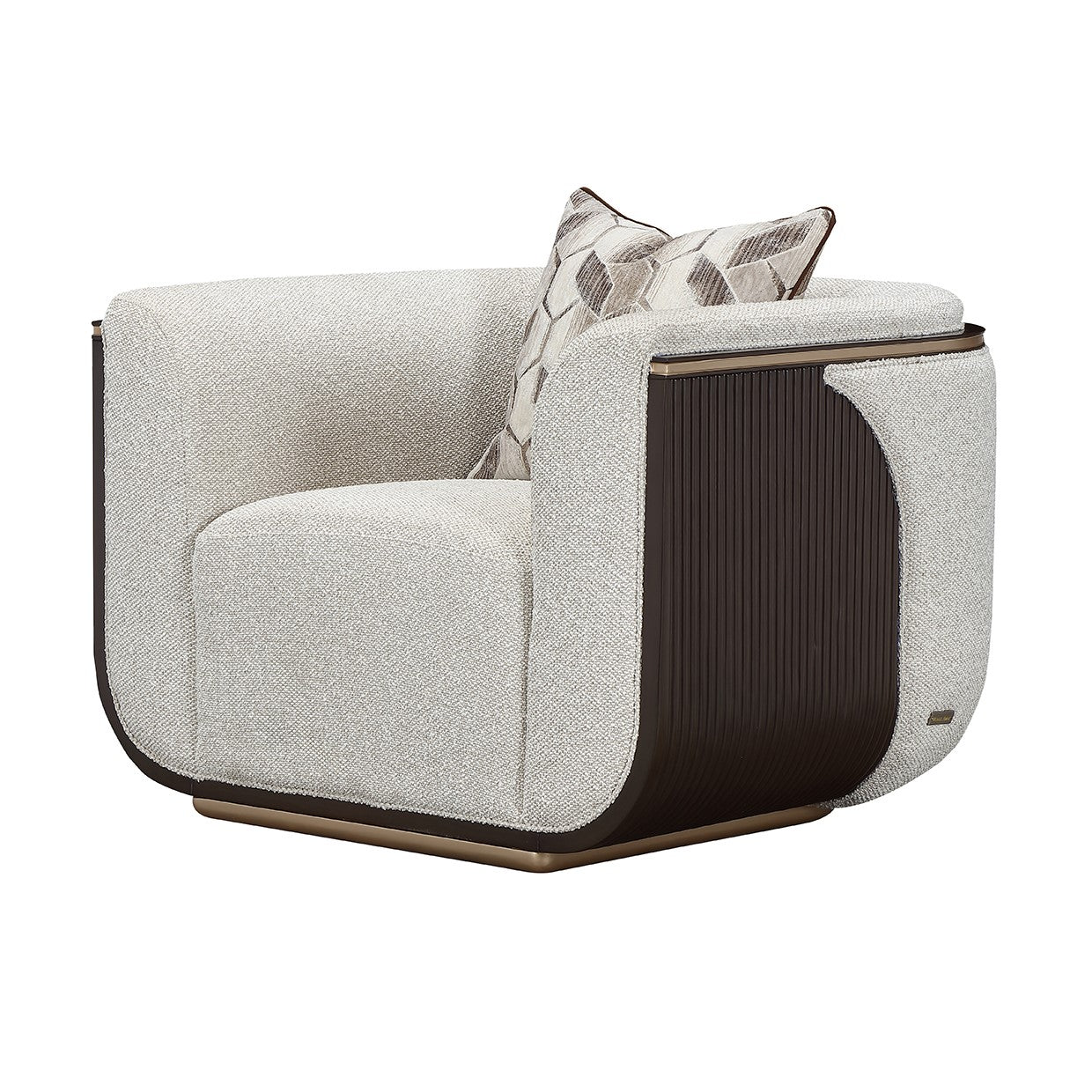 West Kensington Matching Chair - Buff/Medium Espresso