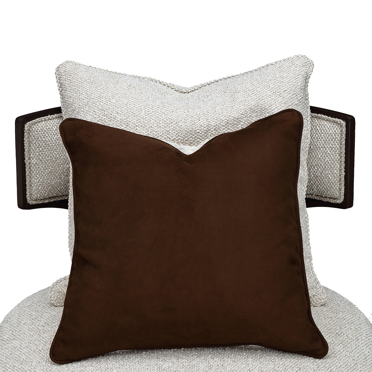 West Kensington Chaise - Buff/Medium Espresso