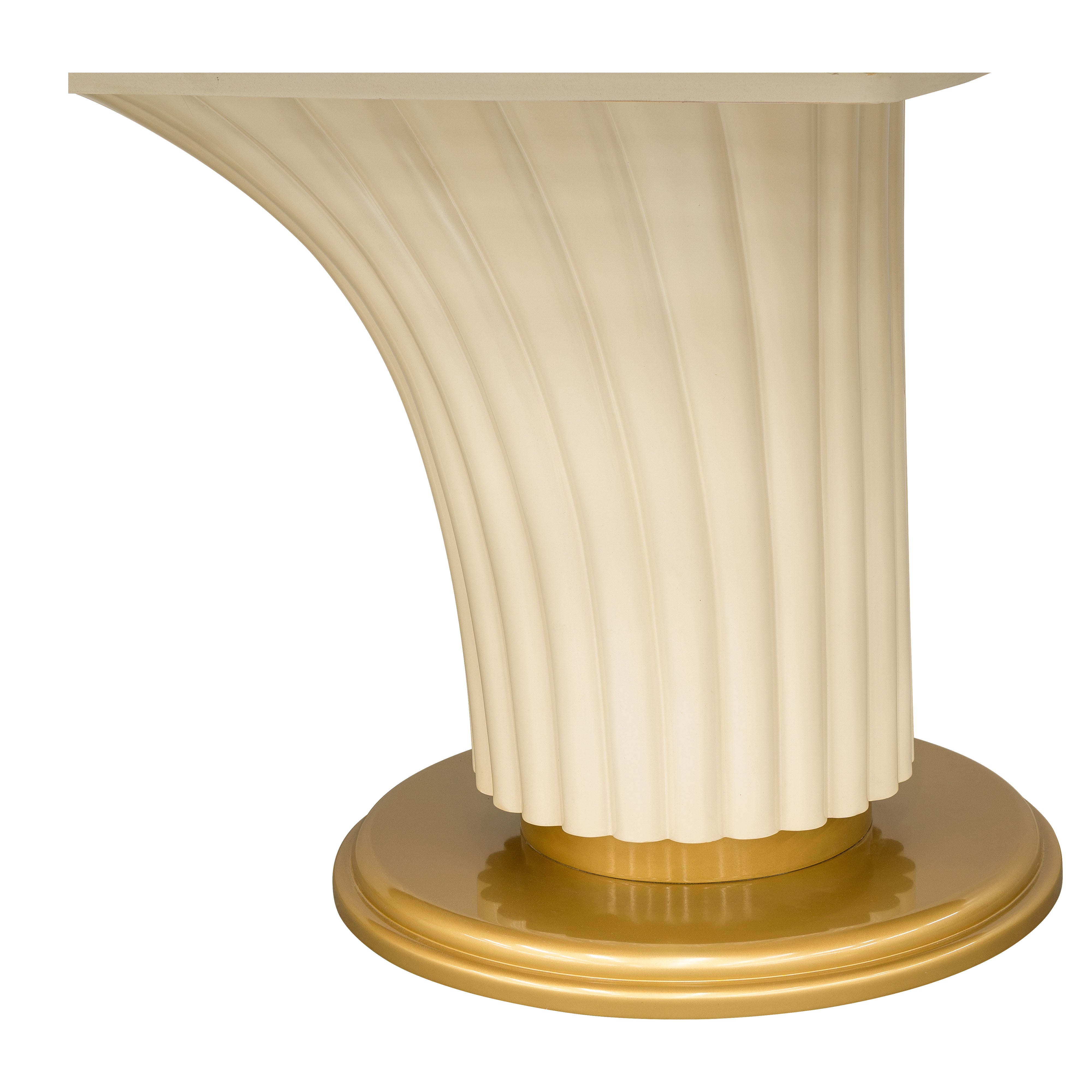 Scotts Square Oval Dining Table - Light Champagne