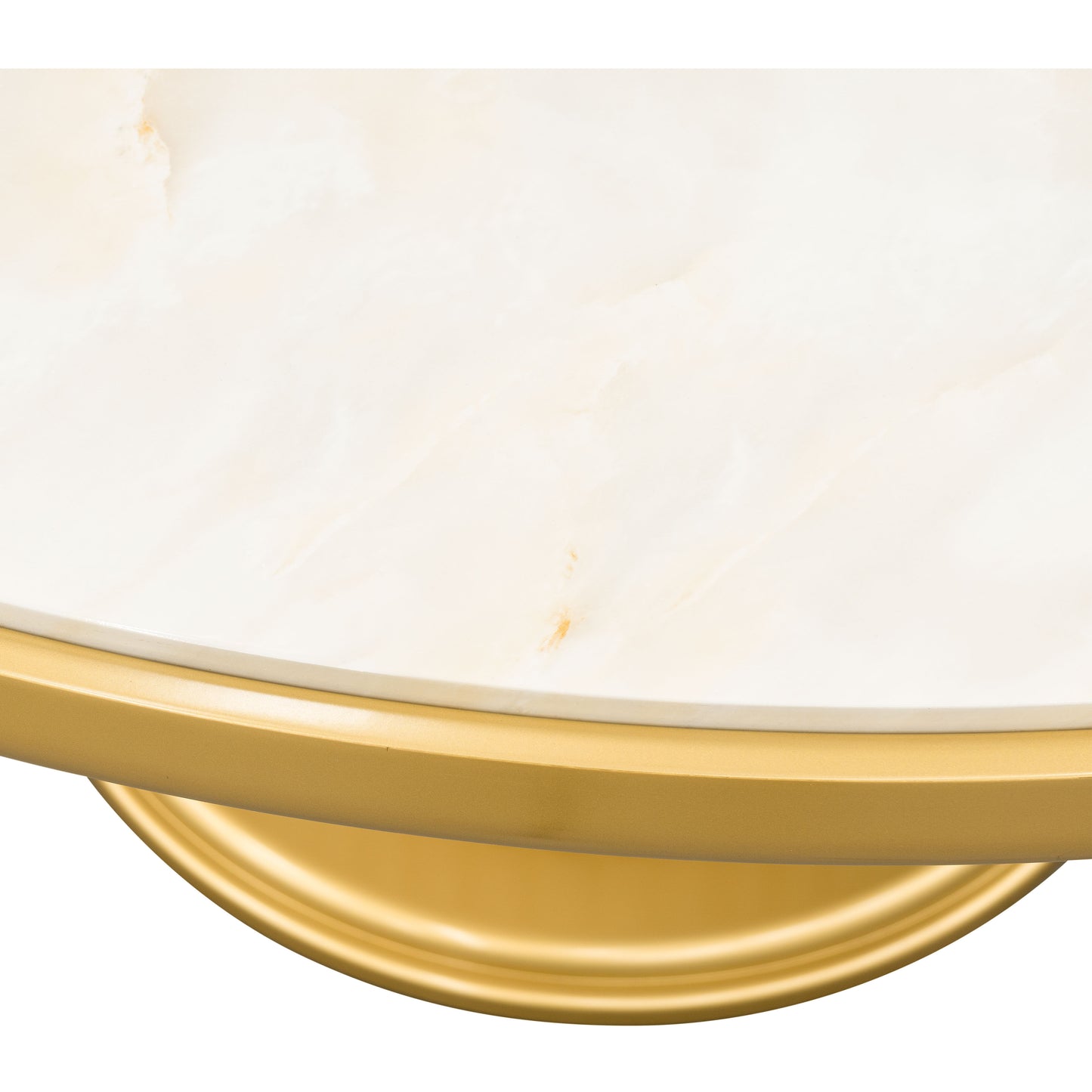 Scotts Square Round Dining Table - Light Champagne