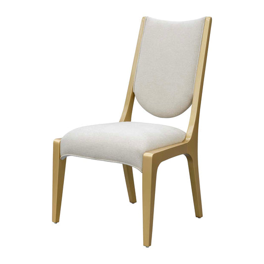 Scotts Square Dining Side Chair - Cornsilk/Gold