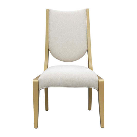 Scotts Square Dining Side Chair - Cornsilk/Gold