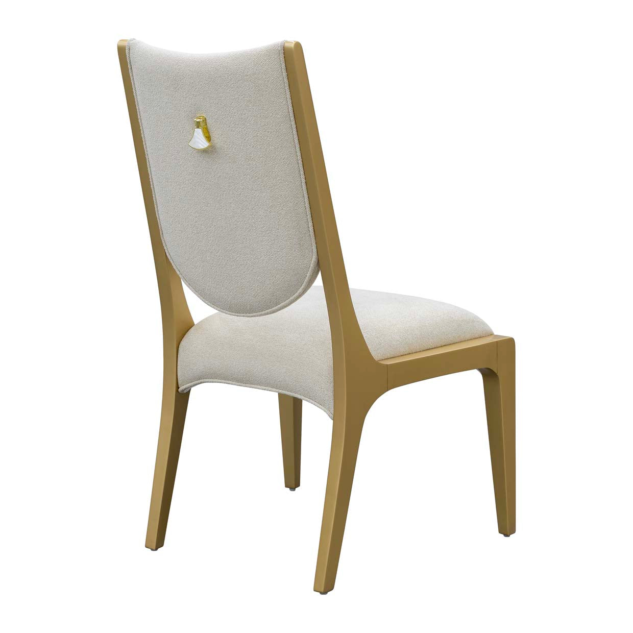 Scotts Square Dining Side Chair - Cornsilk/Gold