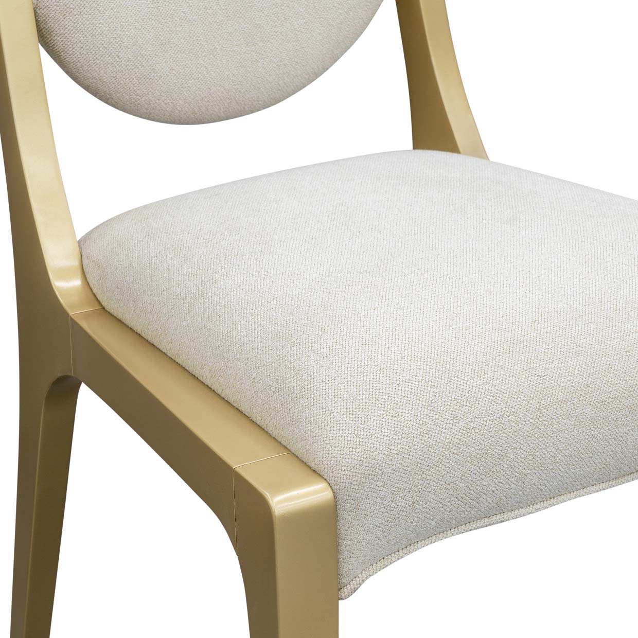 Scotts Square Dining Side Chair - Cornsilk/Gold