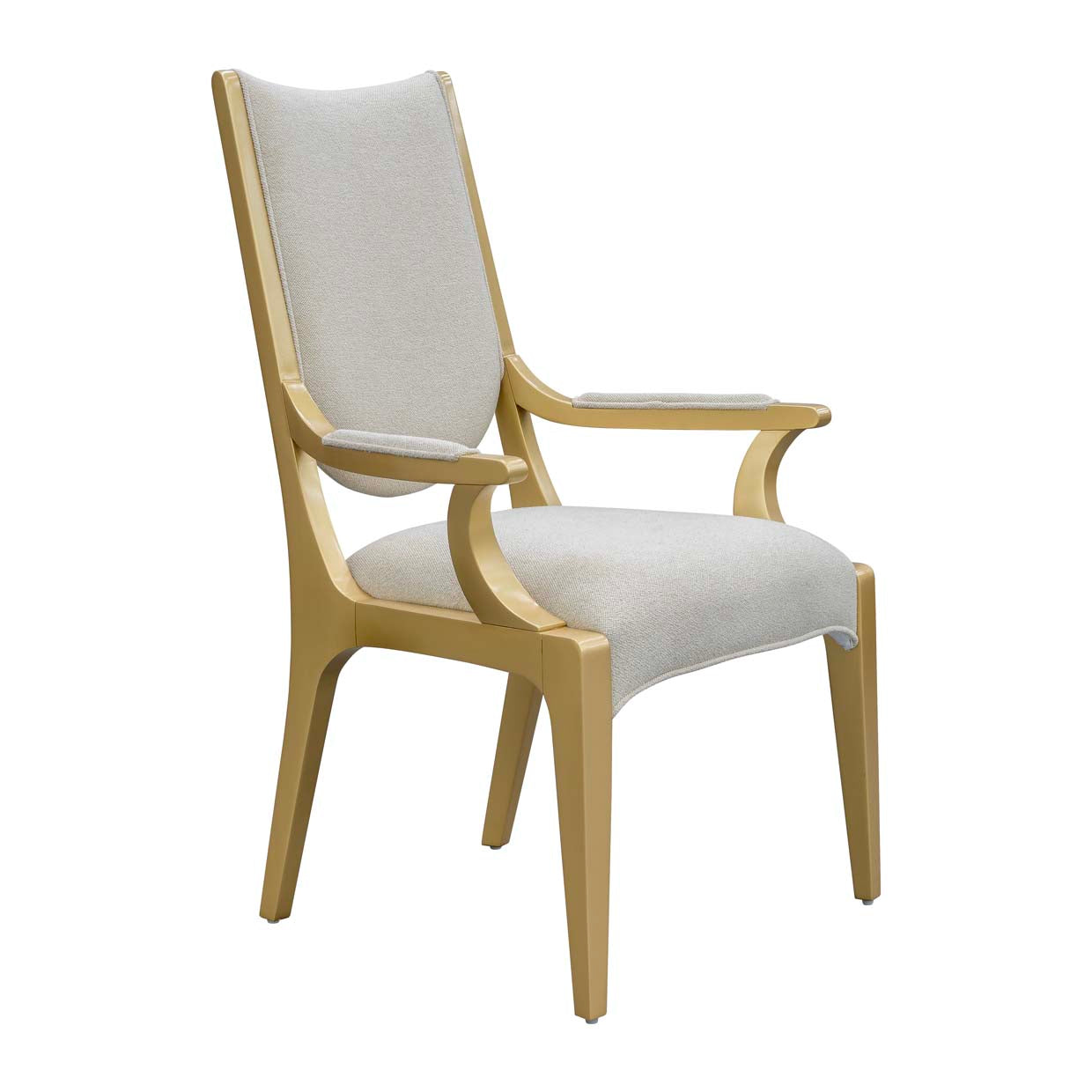 Scotts Square Dining Arm Chair - Cornsilk/Gold