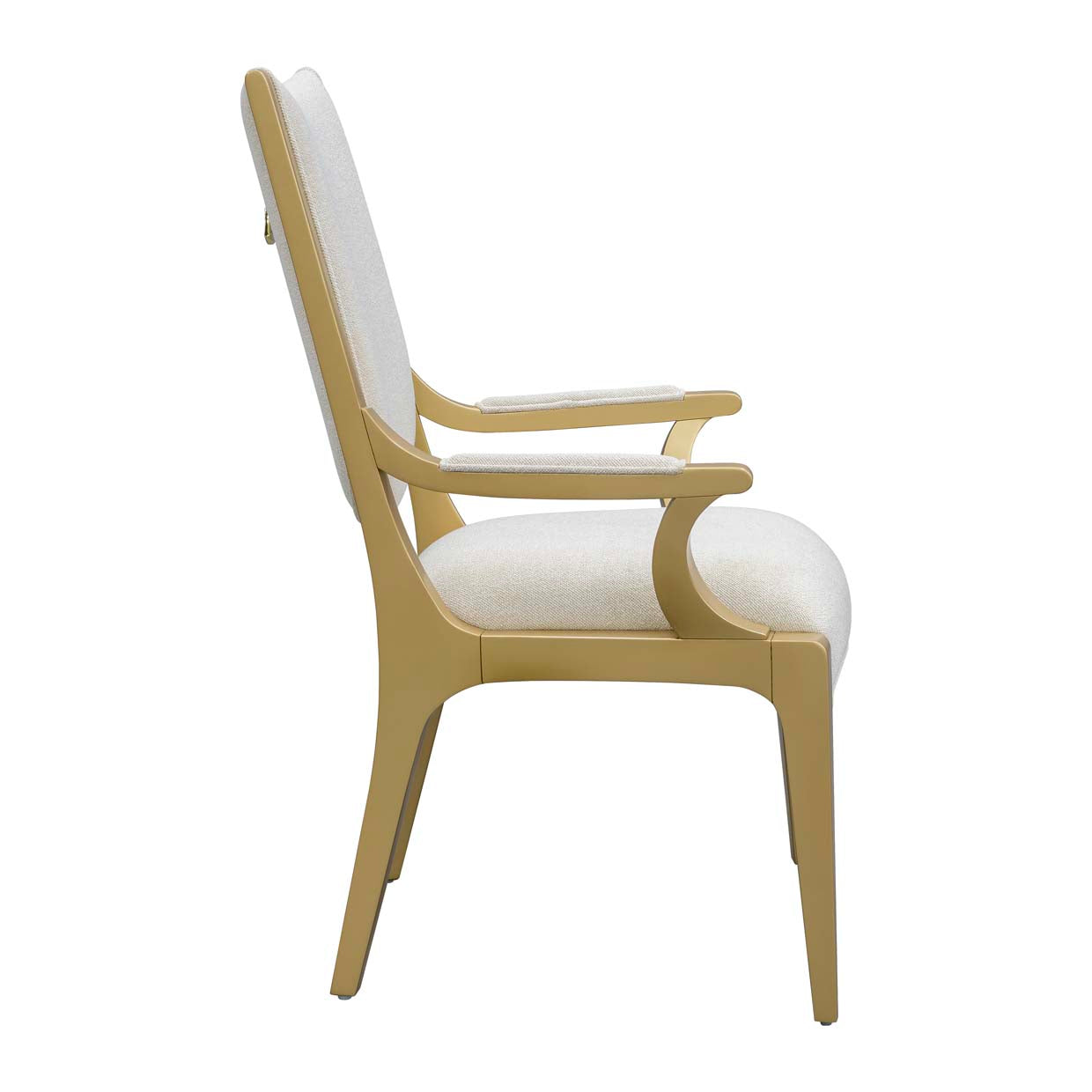 Scotts Square Dining Arm Chair - Cornsilk/Gold