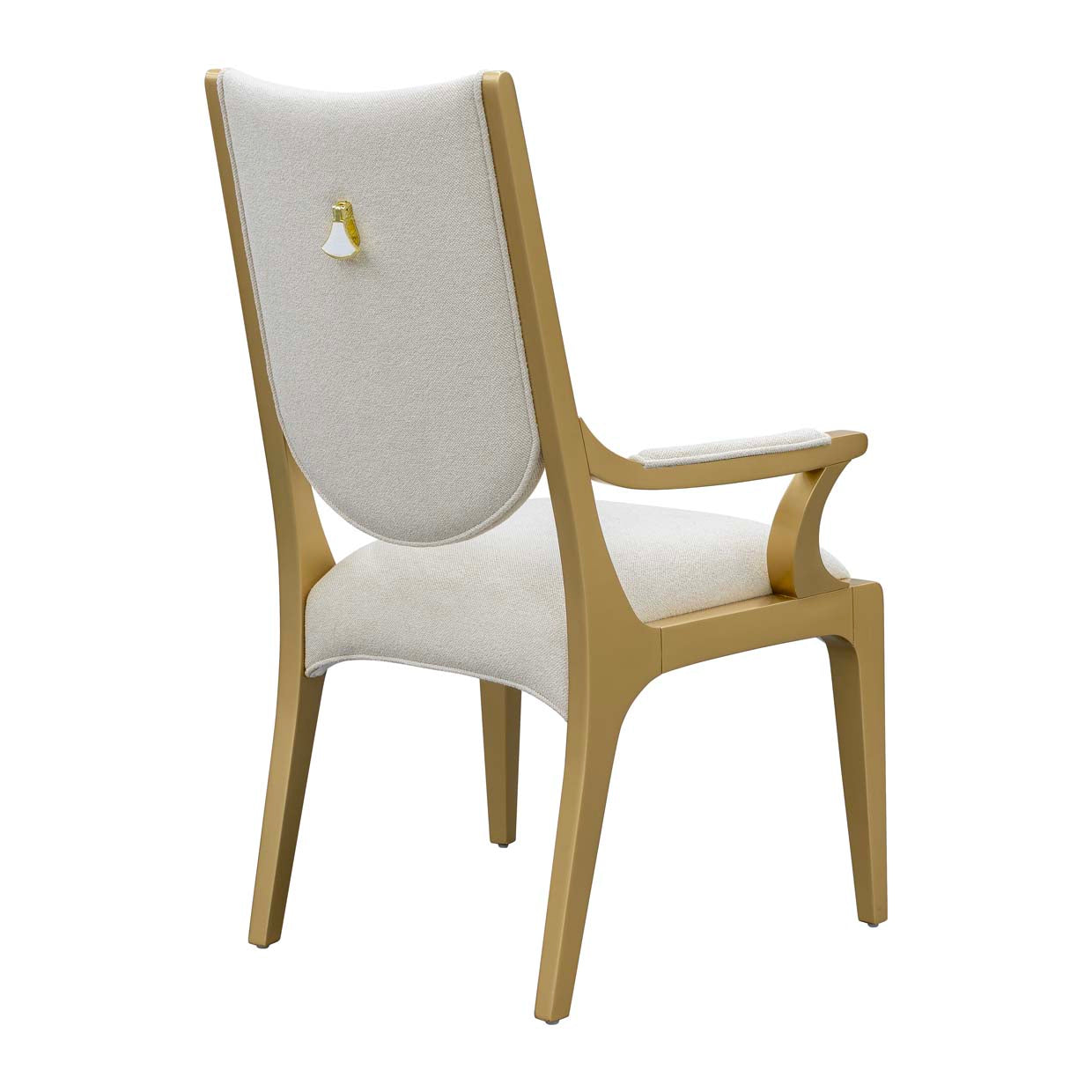 Scotts Square Dining Arm Chair - Cornsilk/Gold