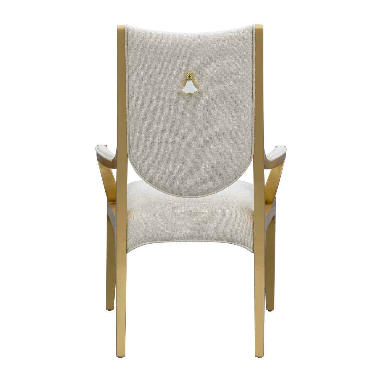 Scotts Square Dining Arm Chair - Cornsilk/Gold