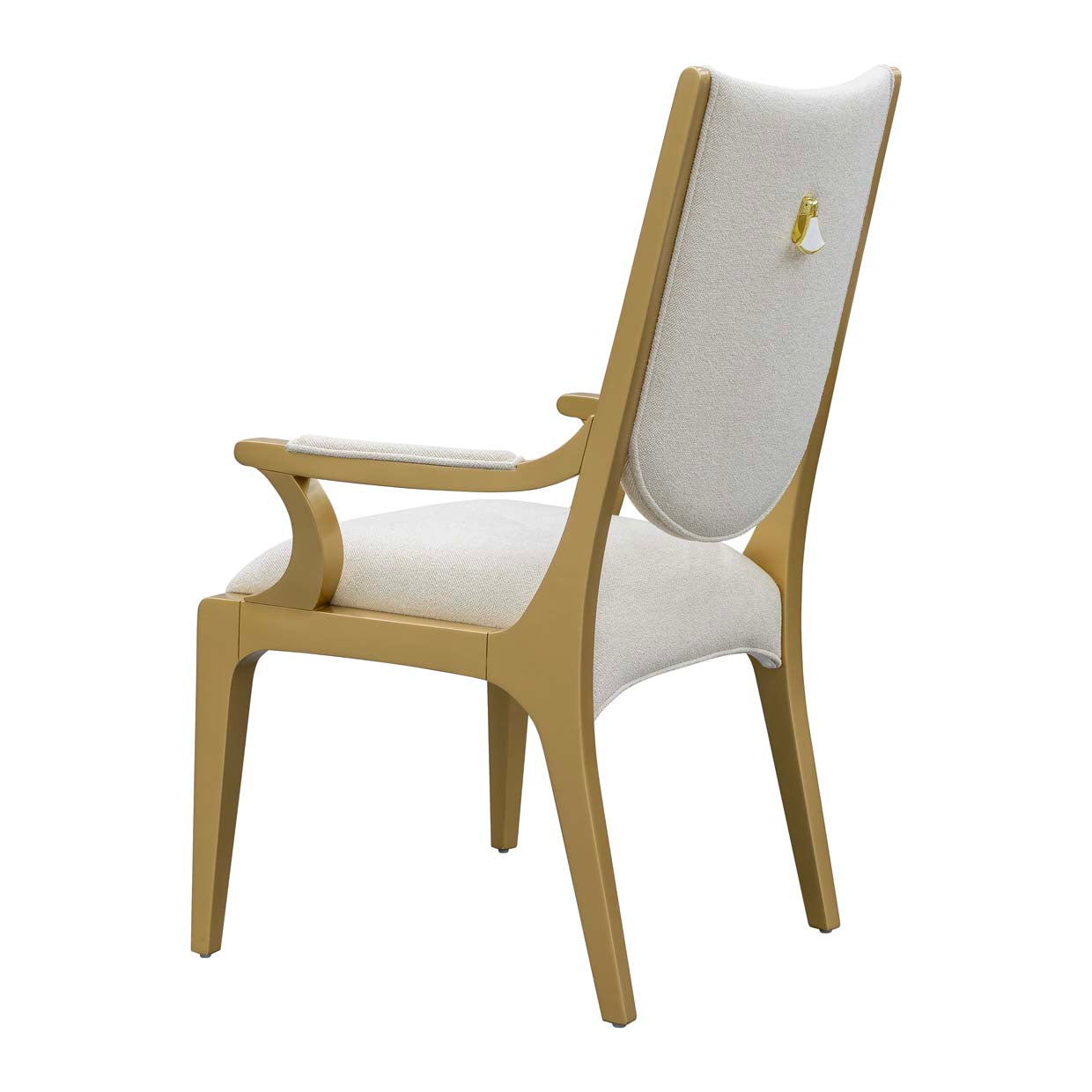 Scotts Square Dining Arm Chair - Cornsilk/Gold