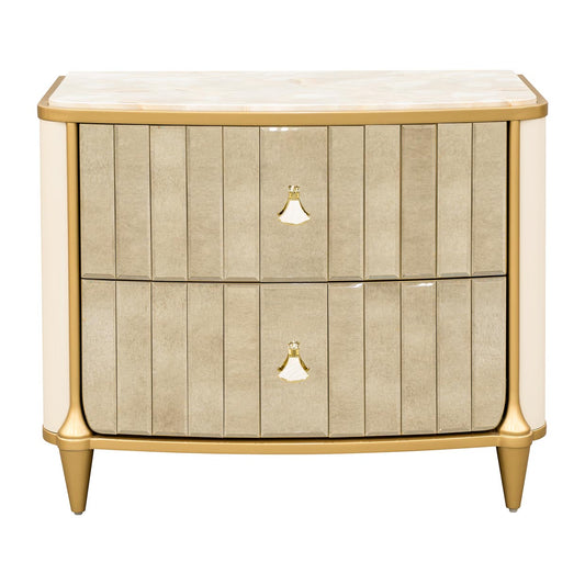 Scotts Square Nightstand - Light Champagne