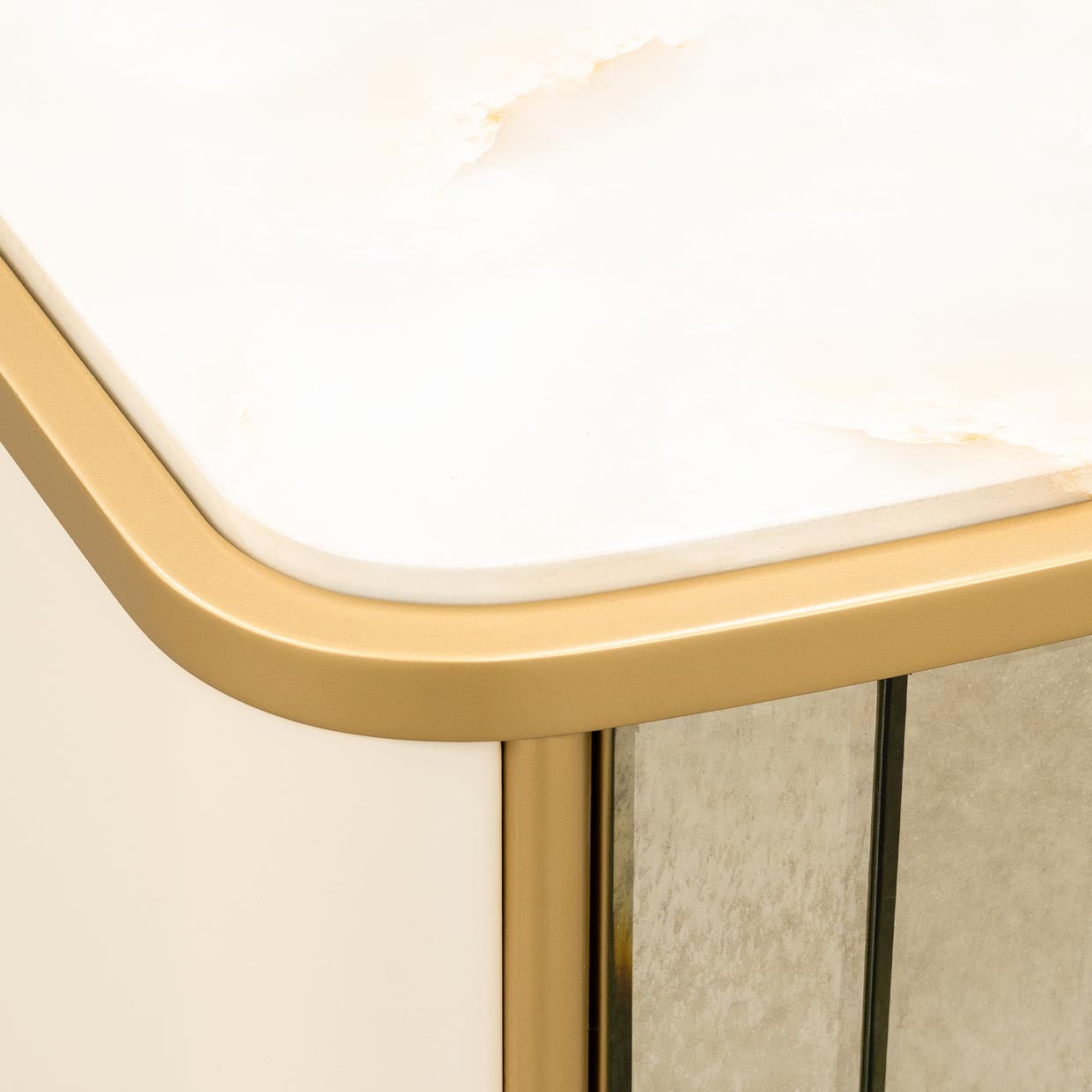 Scotts Square Nightstand - Light Champagne