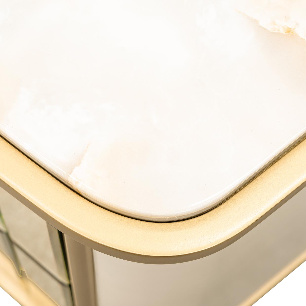 Scotts Square Nightstand - Light Champagne