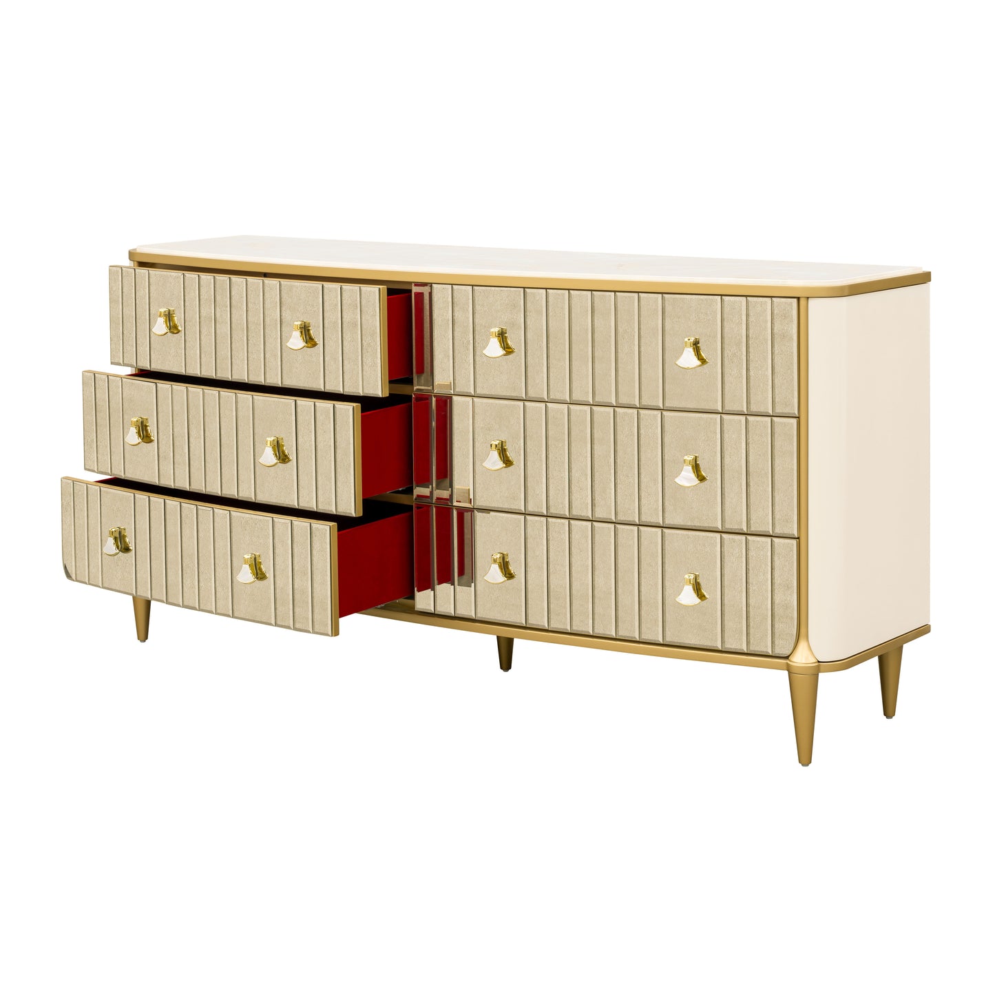 Scotts Square Dresser - Light Champagne