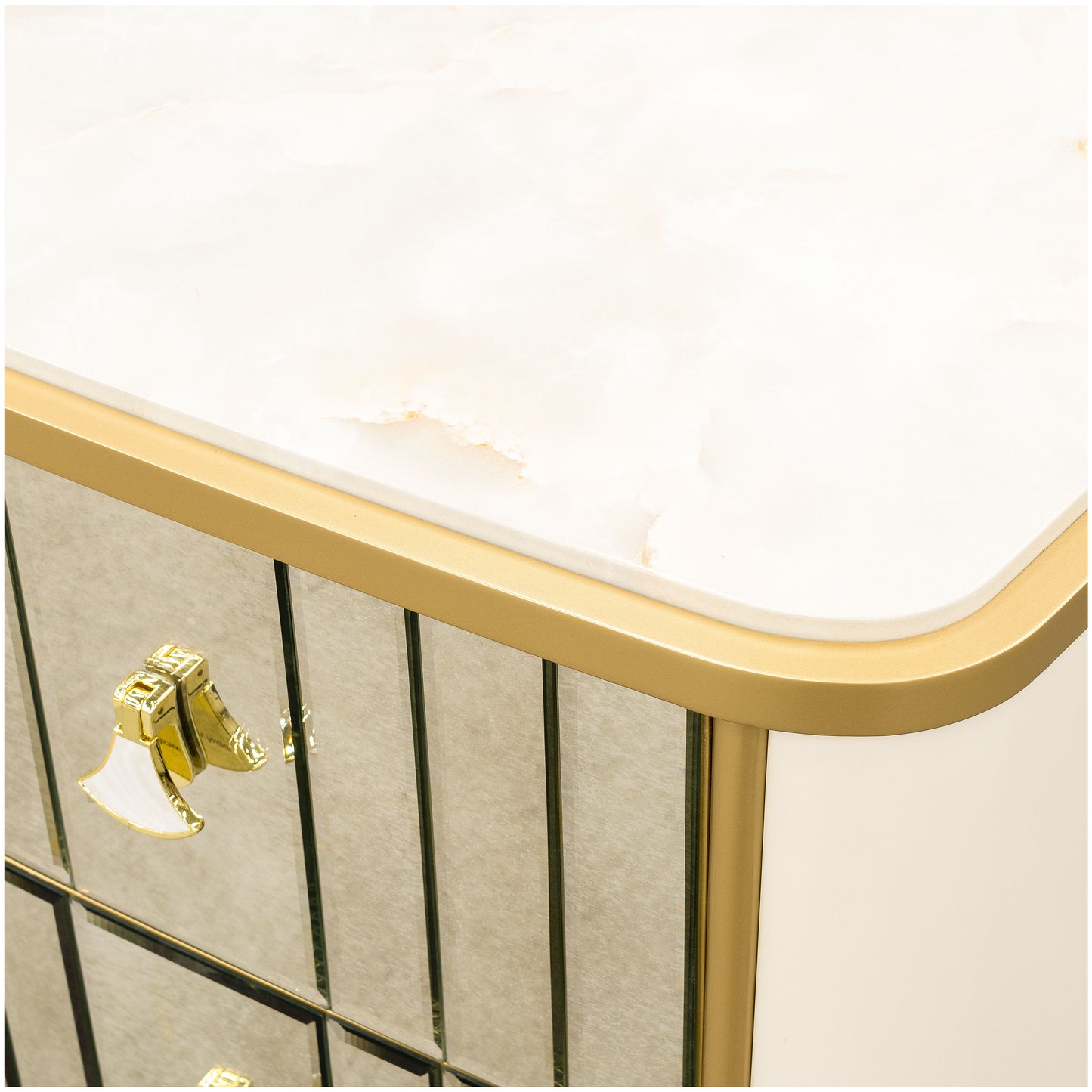 Scotts Square Dresser - Light Champagne