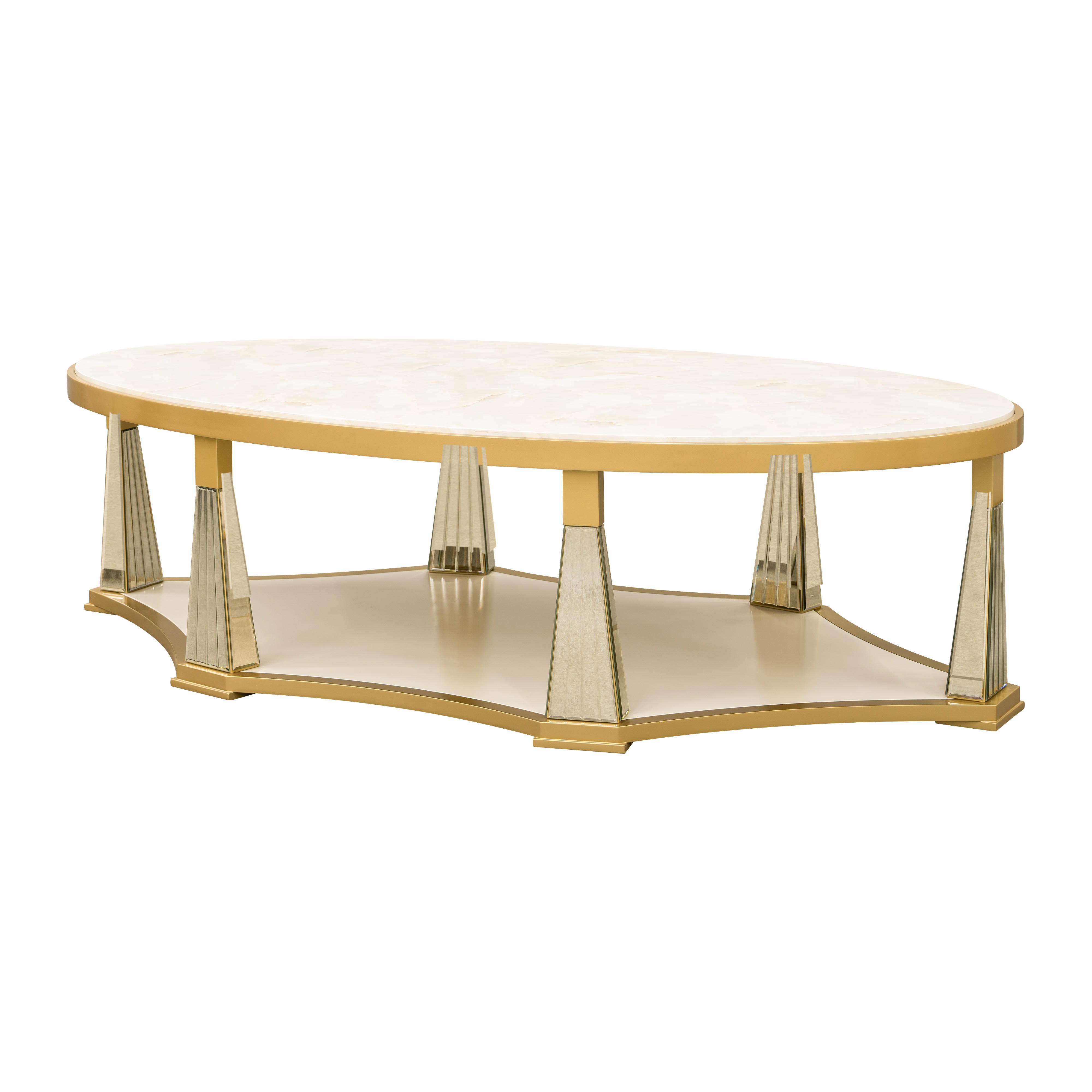 Scotts Square Cocktail Table - Light Champagne