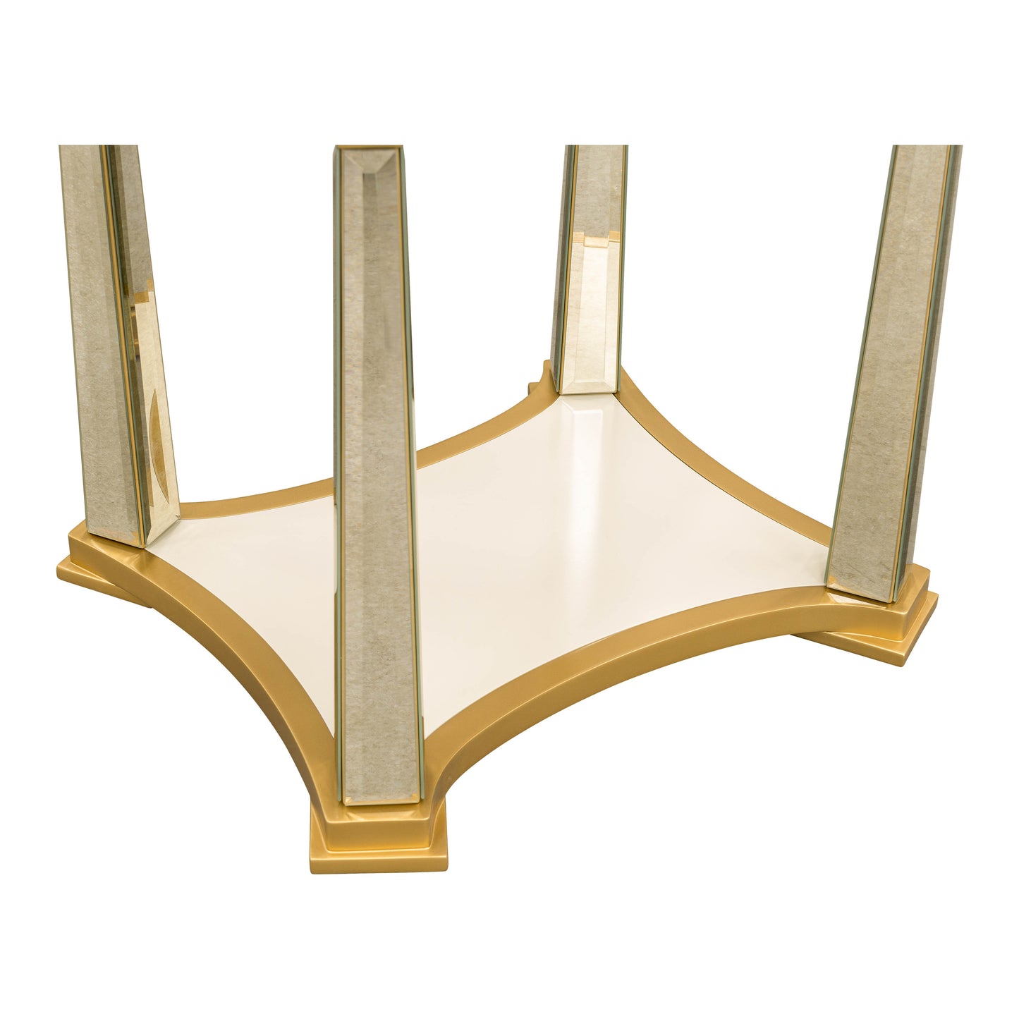 Scotts Square End Table - Light Champagne