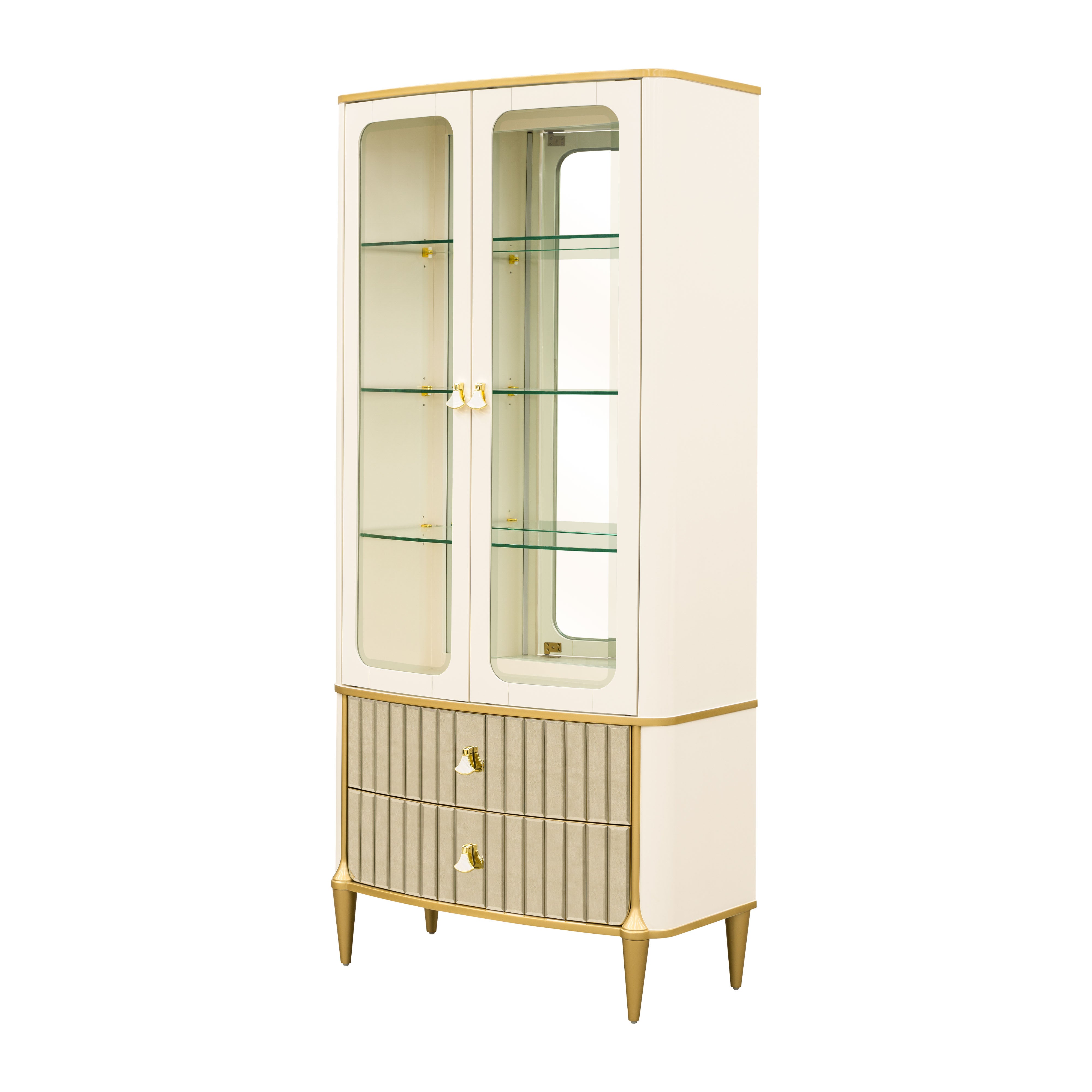 Scotts Square Display Cabinet - Light Champagne