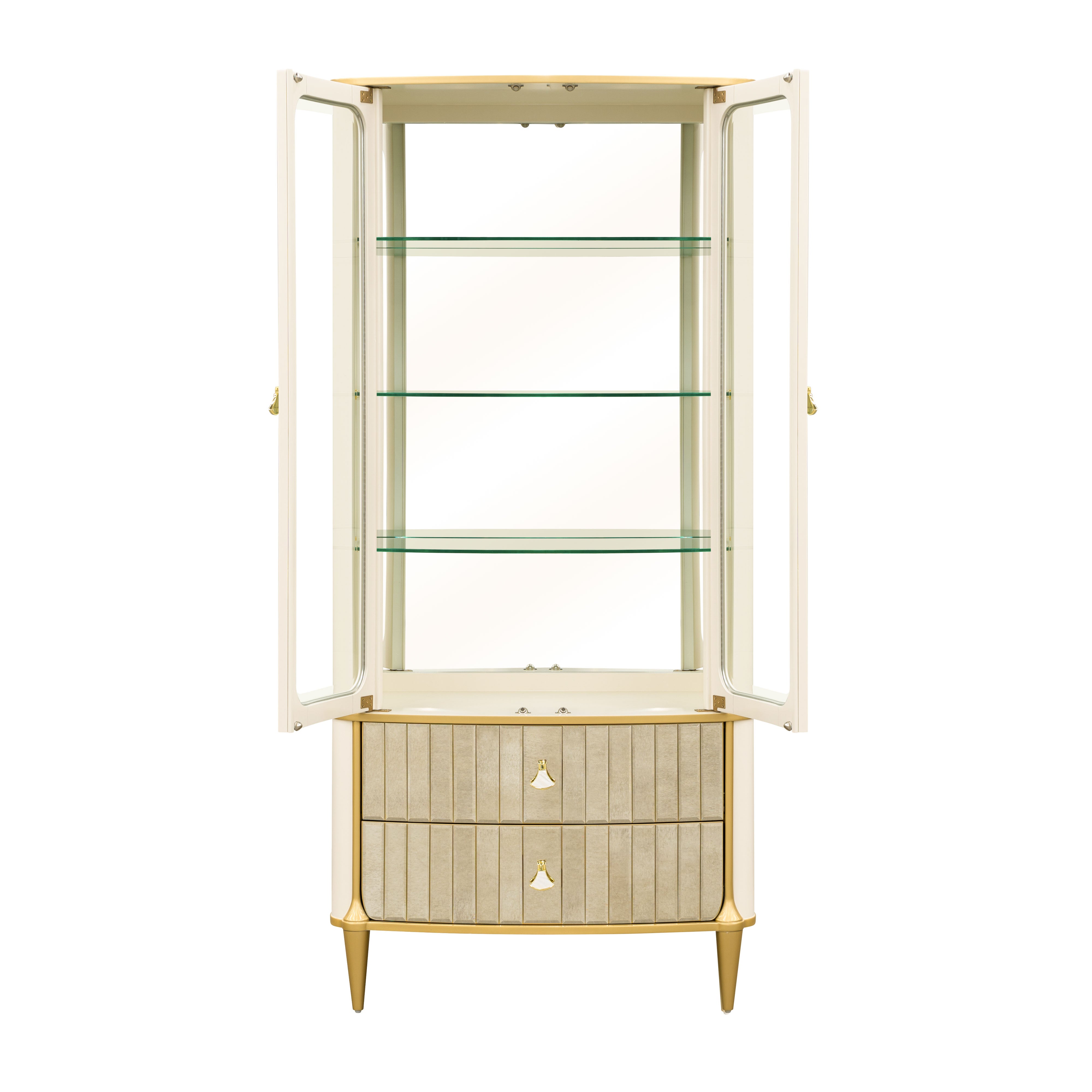 Scotts Square Display Cabinet - Light Champagne