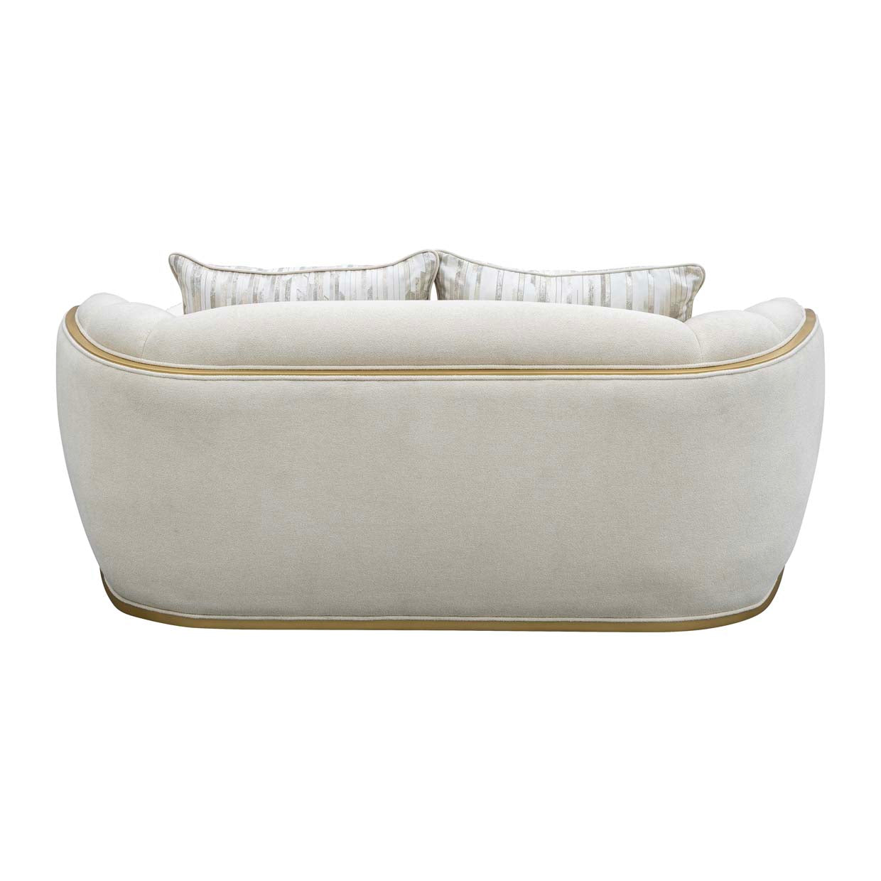 Scotts Square Loveseat - Cornsilk/Light Champagne