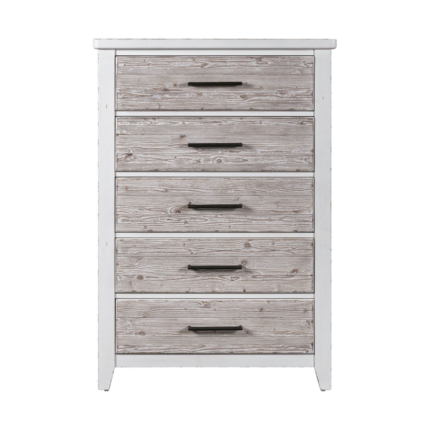 Backroads - 5 Drawer Chest - White