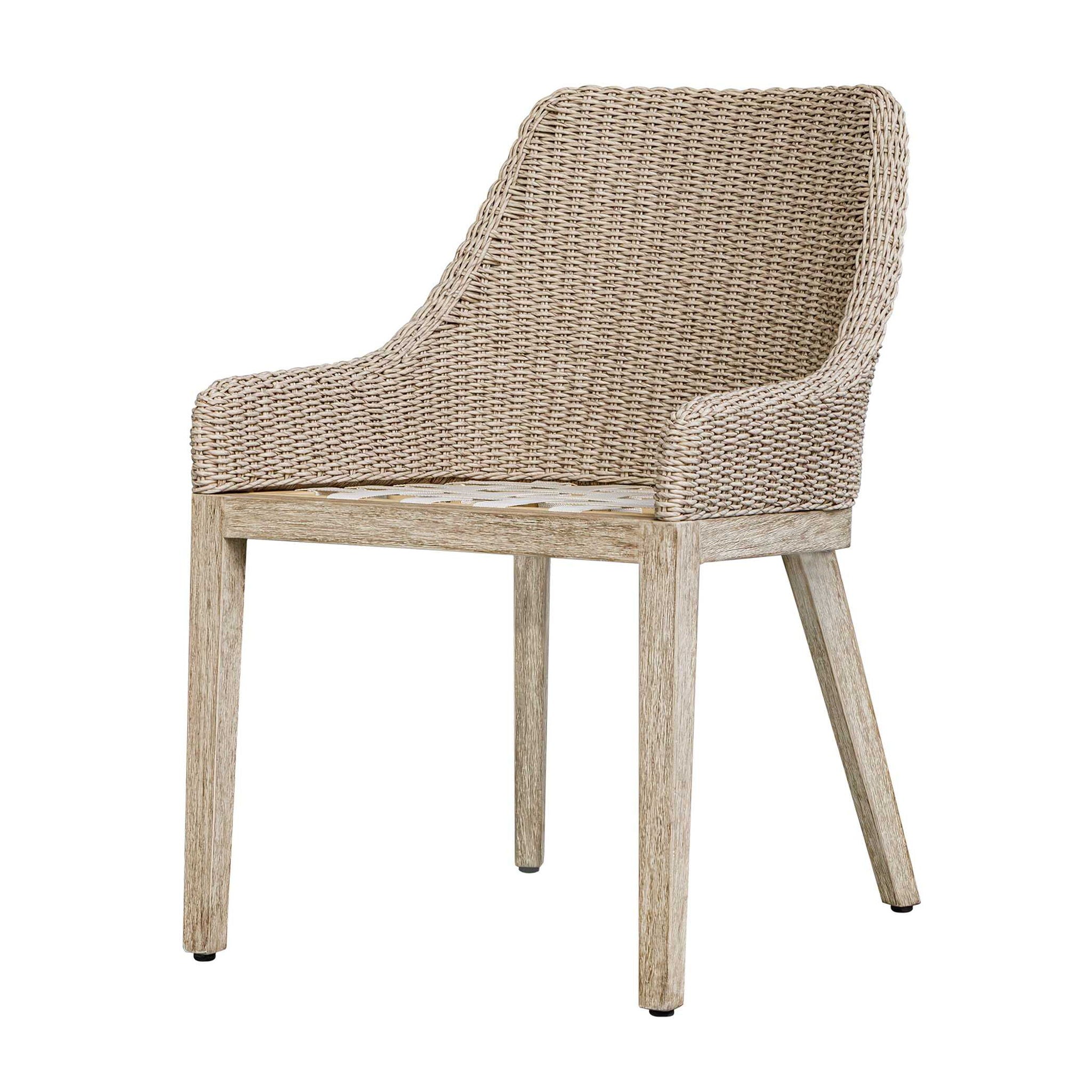 Paloma - Outdoor Wicker Dining Chair - Gray