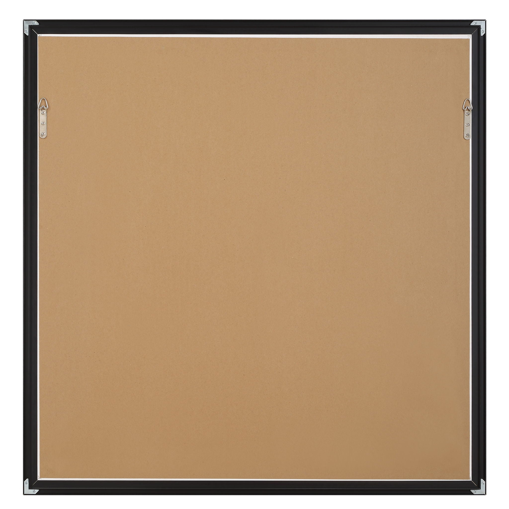 Wings Neutral - Abstract Framed Print - Black