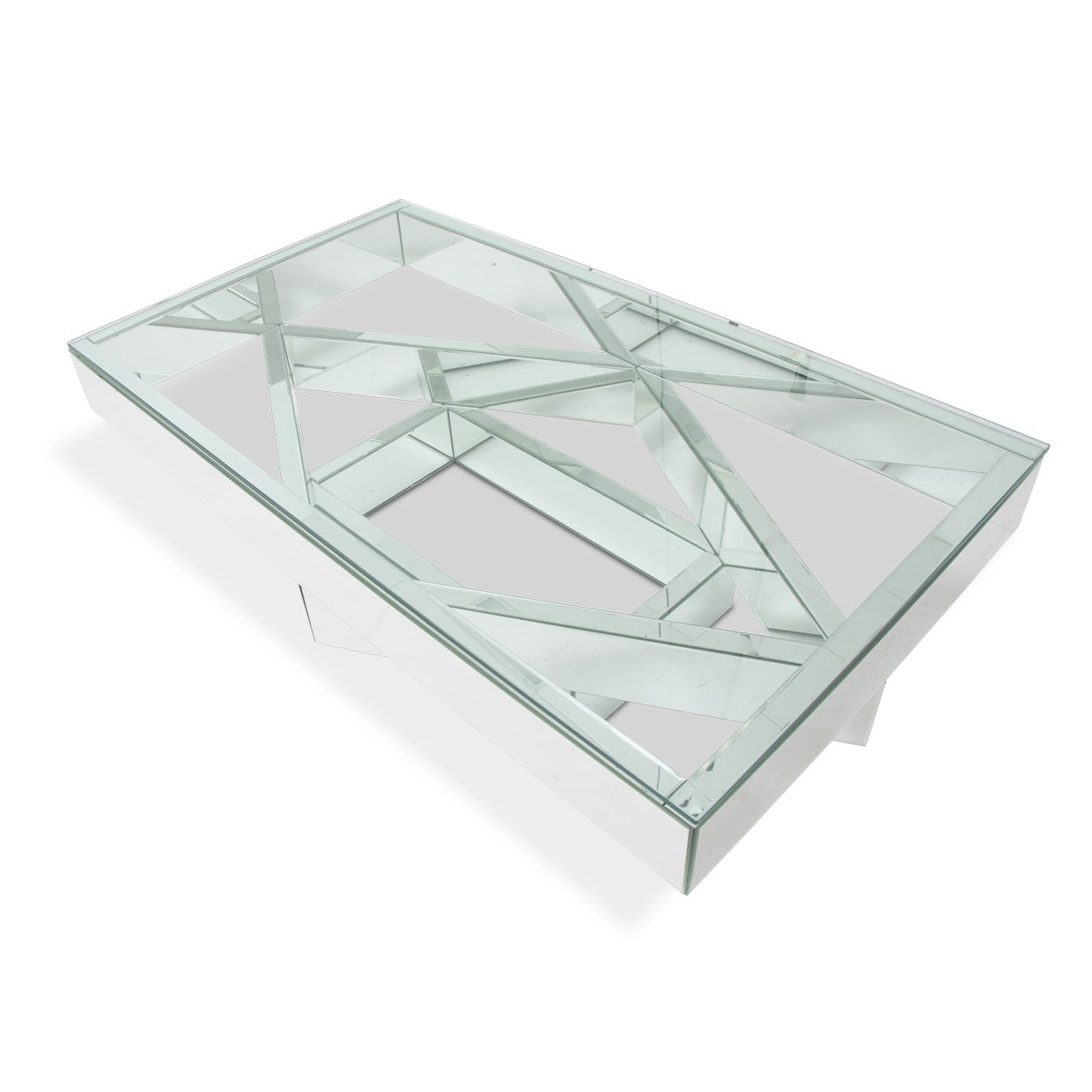 Montreal Rectangular Cocktail Table with Glass Top