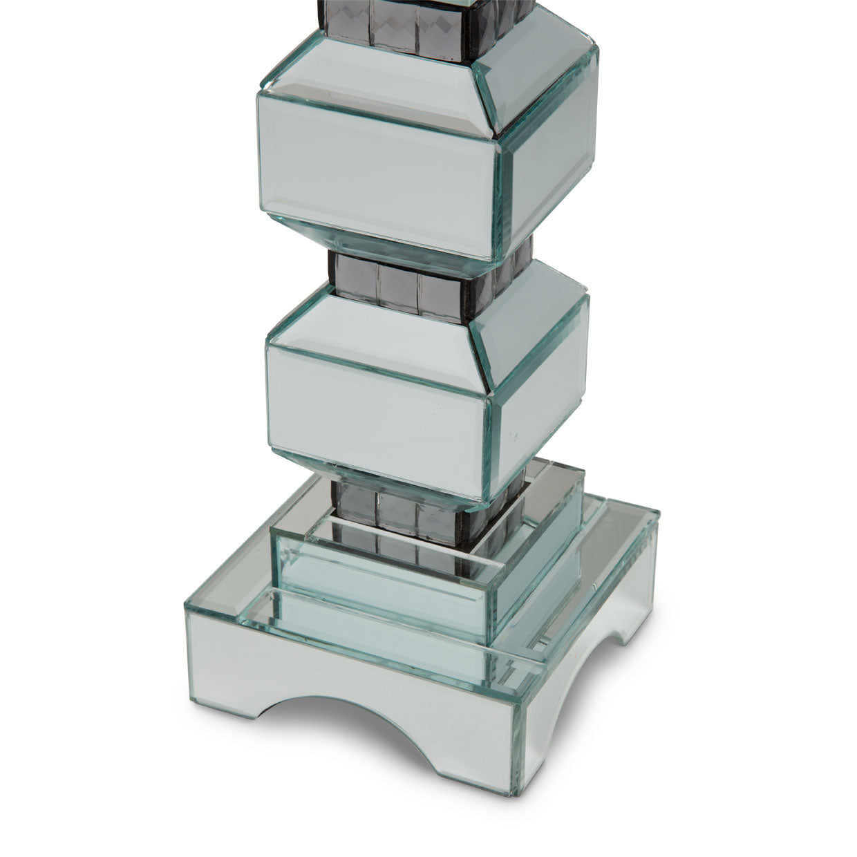 Montreal 2-Tier Mirrored Candle Holder, Set of 2