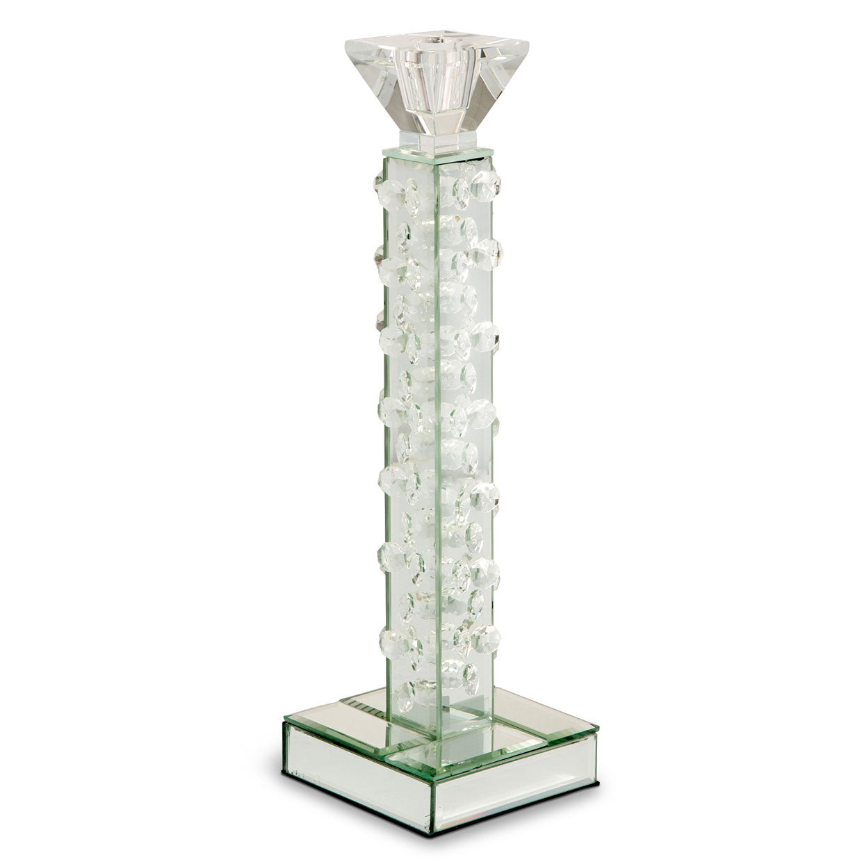 Montreal 14" Slender Crystal Candlestick, Set of 6