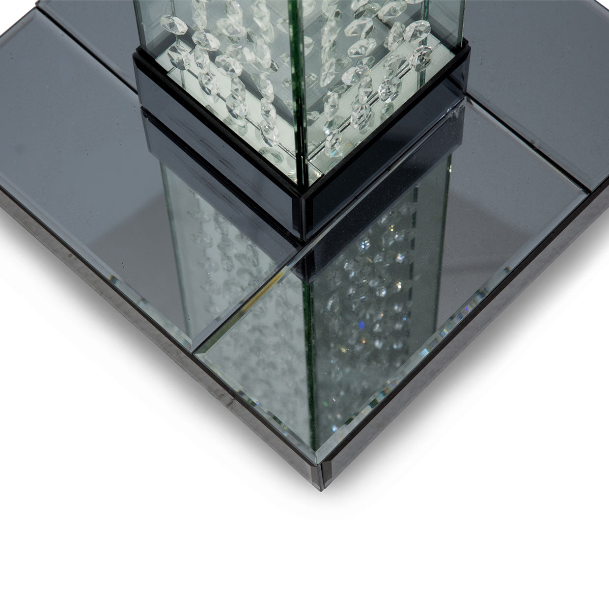 Montreal Slender Floor Lamp with Gray Lamp Shade