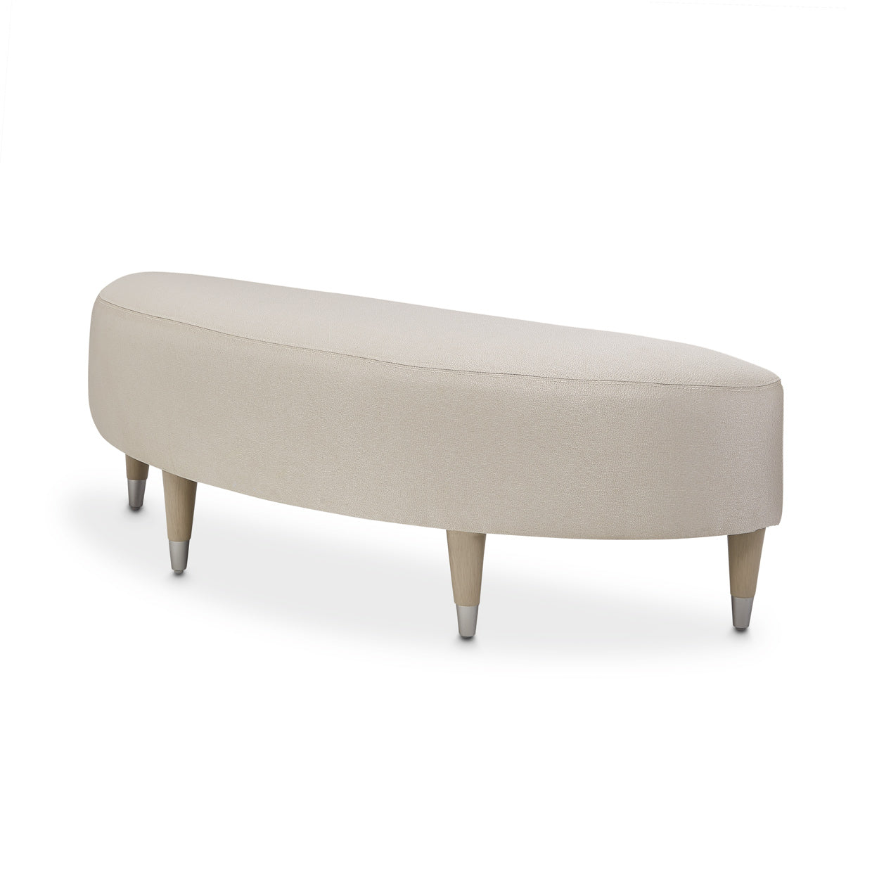 Eclipse Accent Bench - Ivory/Moonlight Gray