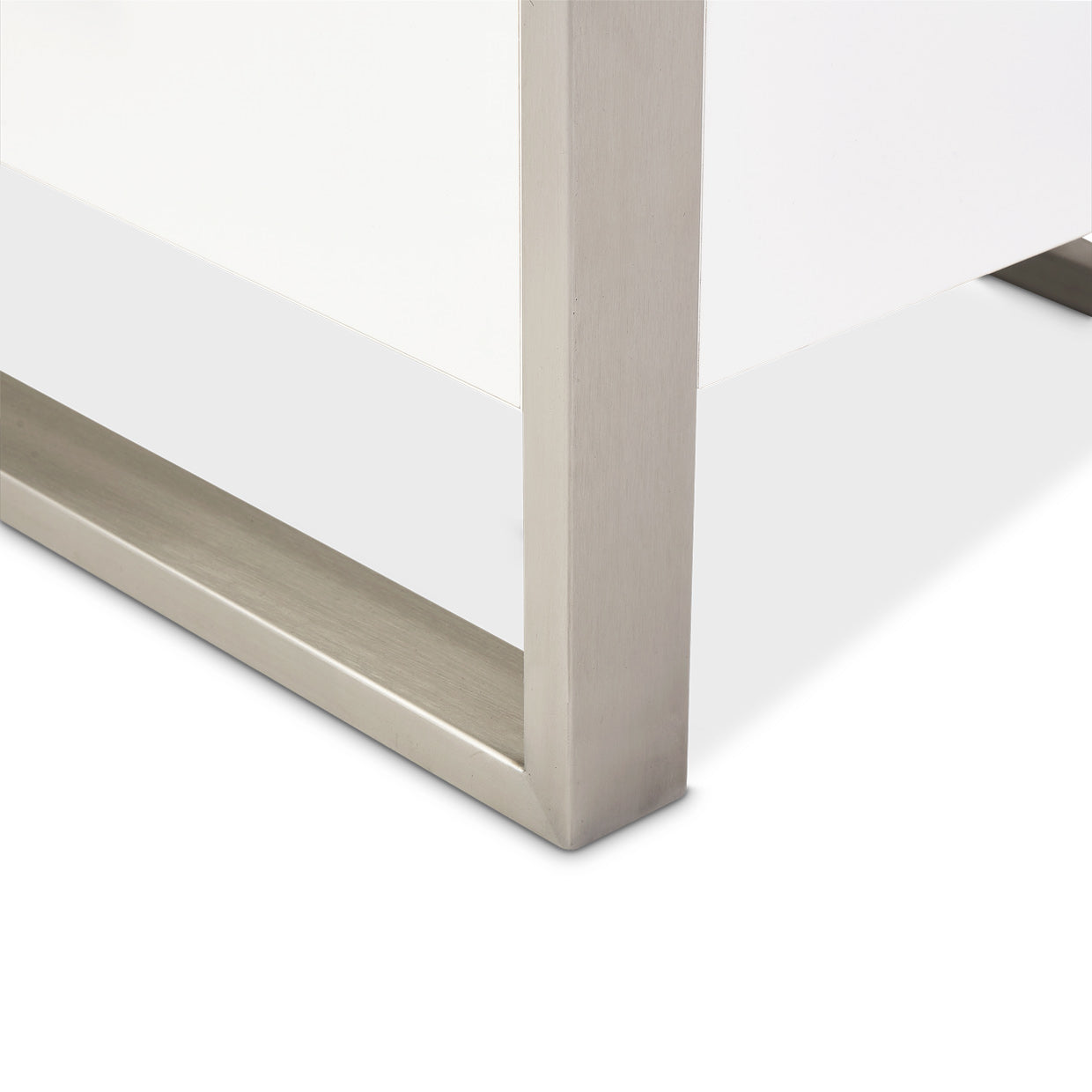 Marquee Nightstand - Cloud White