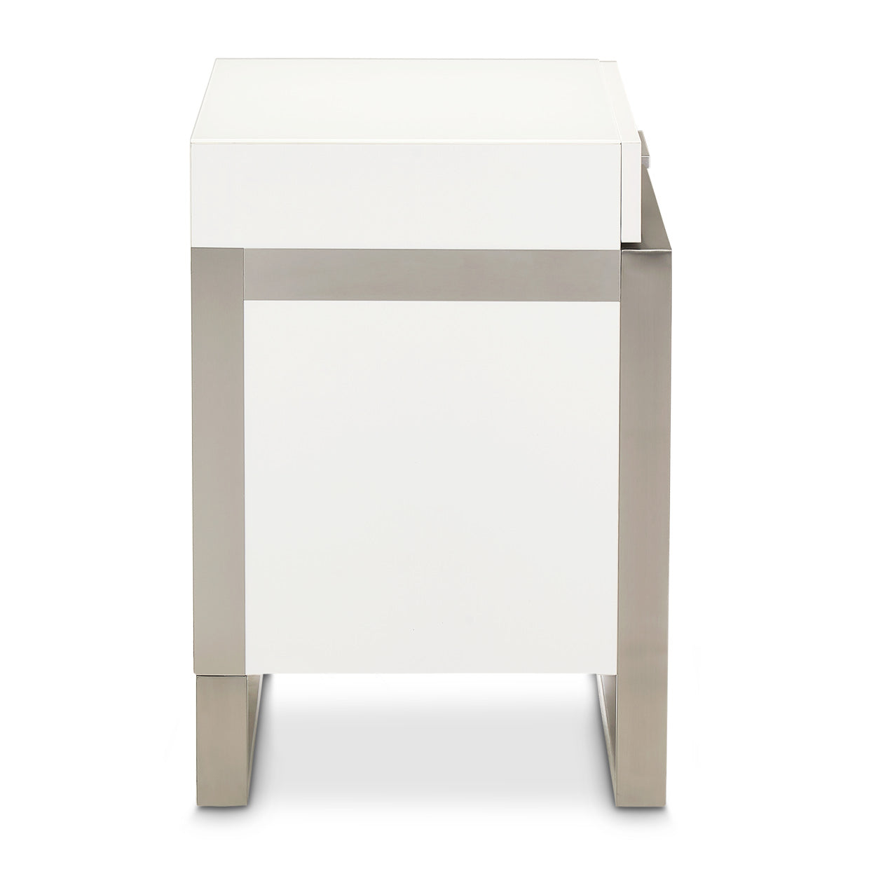 Marquee Nightstand - Cloud White