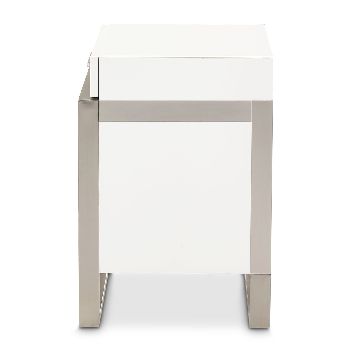 Marquee Nightstand - Cloud White