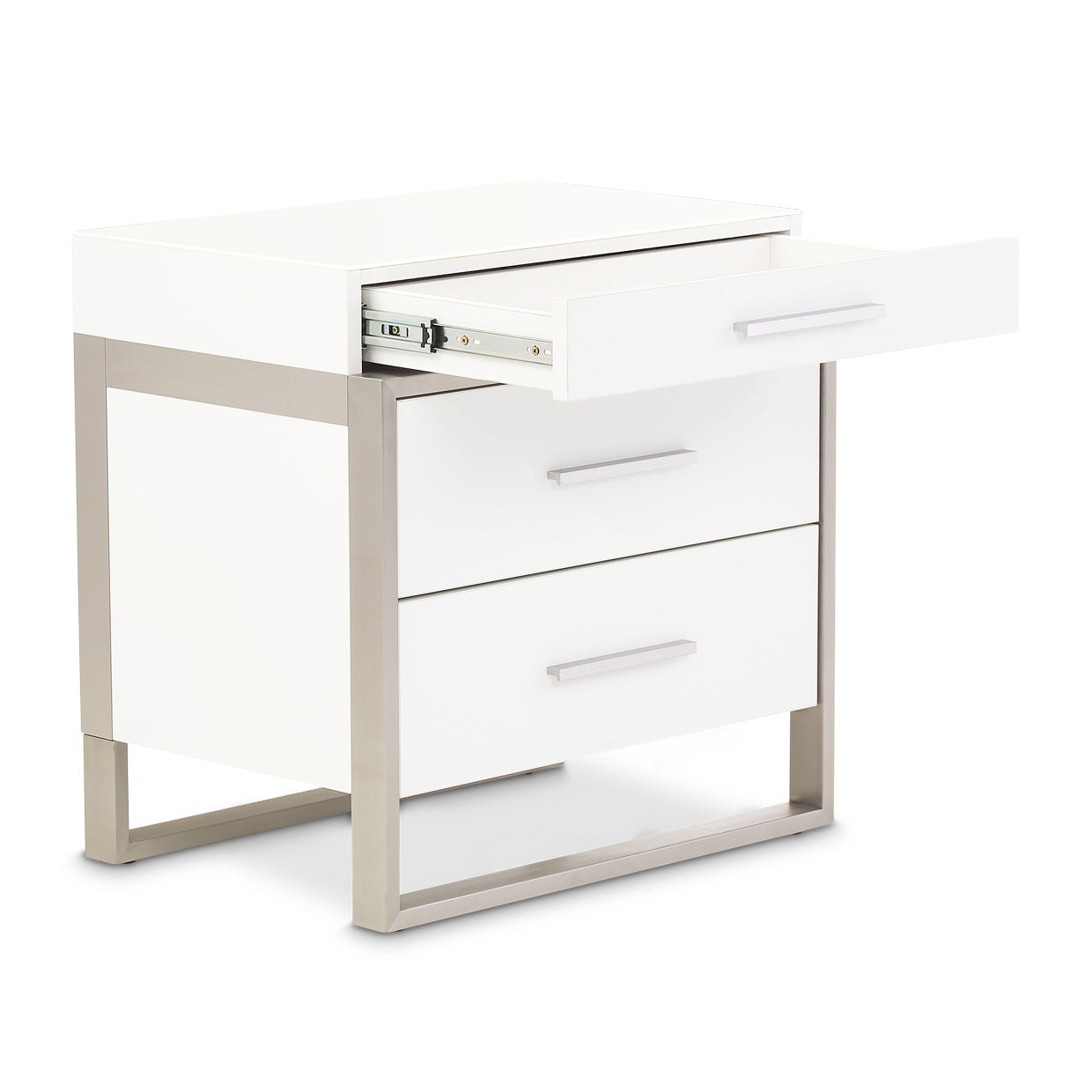 Marquee Nightstand - Cloud White