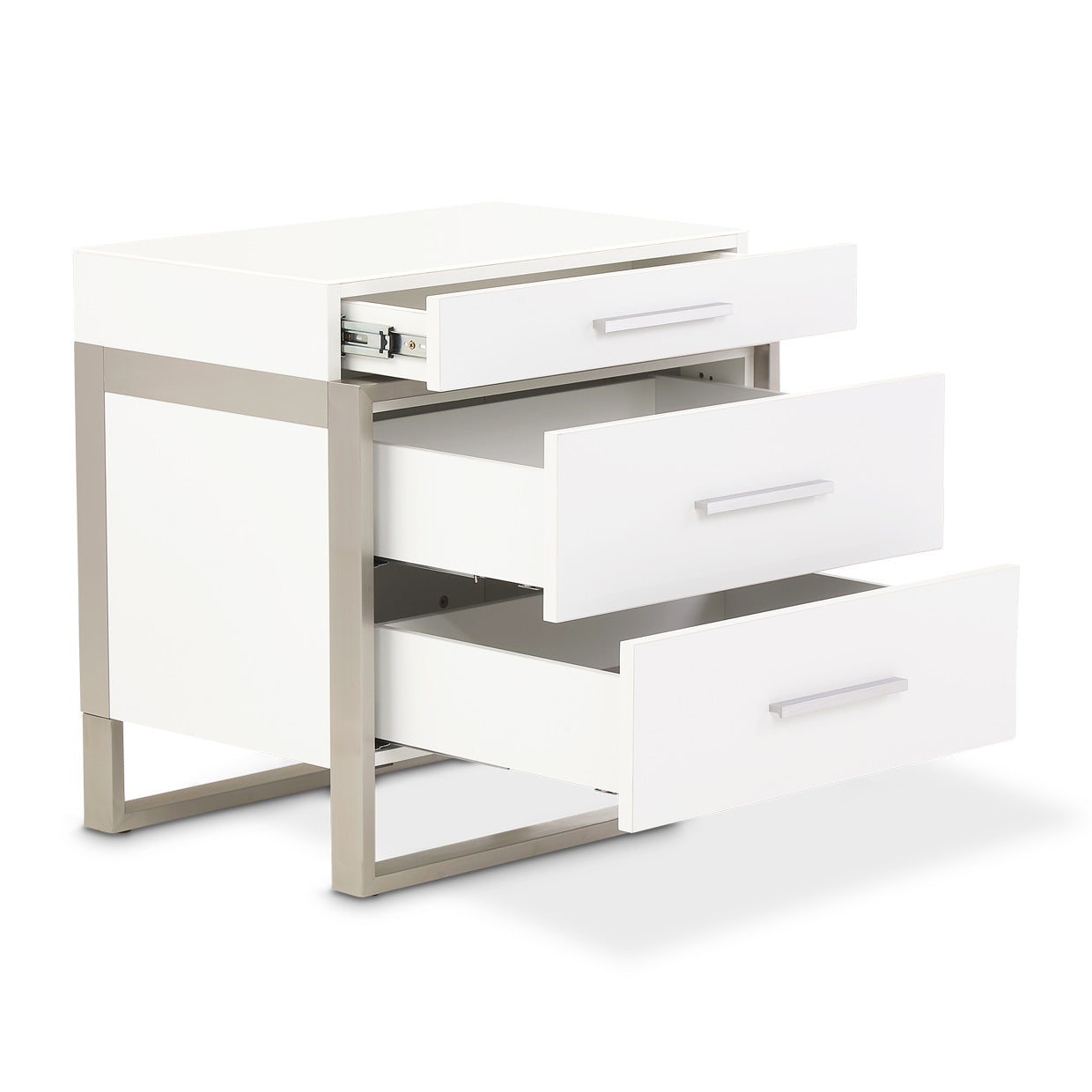 Marquee Nightstand - Cloud White