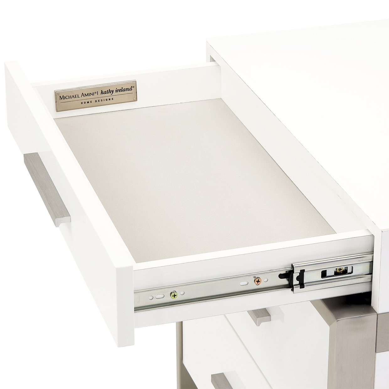 Marquee Nightstand - Cloud White