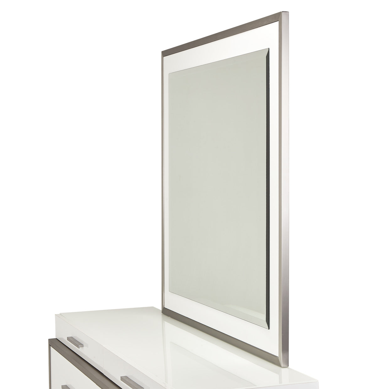 Marquee Dresser with Mirror - Cloud White