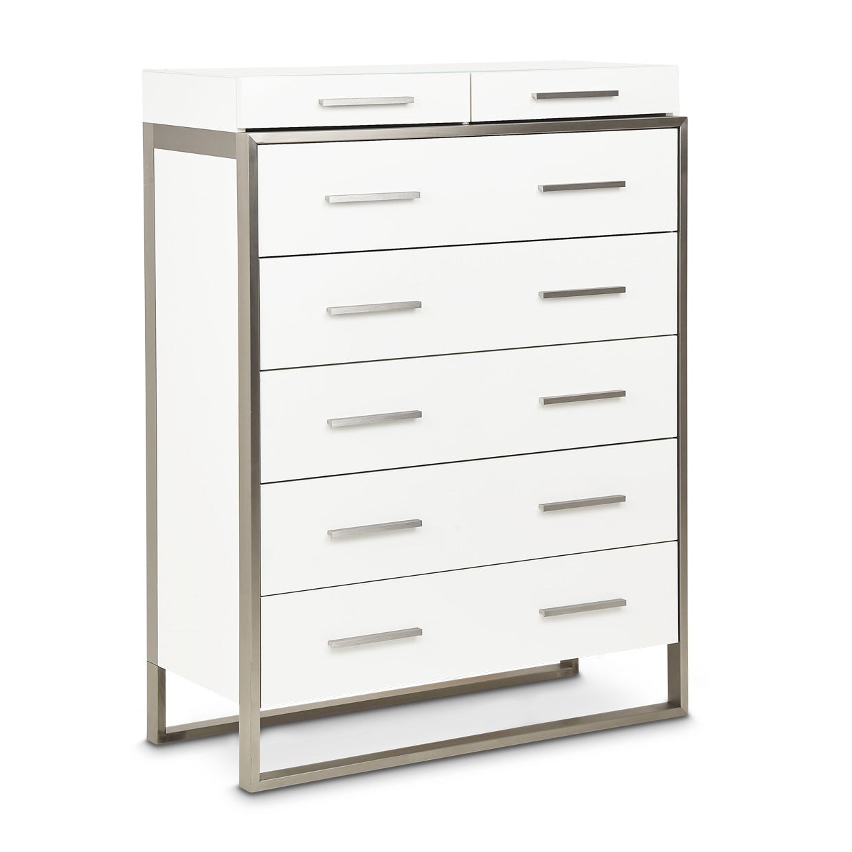 Marquee 7-Drawer Chest - Cloud White