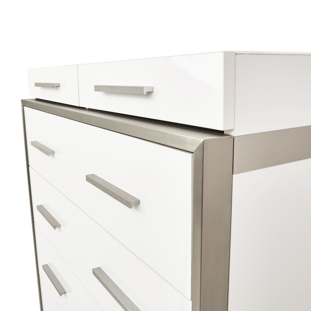 Marquee 7-Drawer Chest - Cloud White
