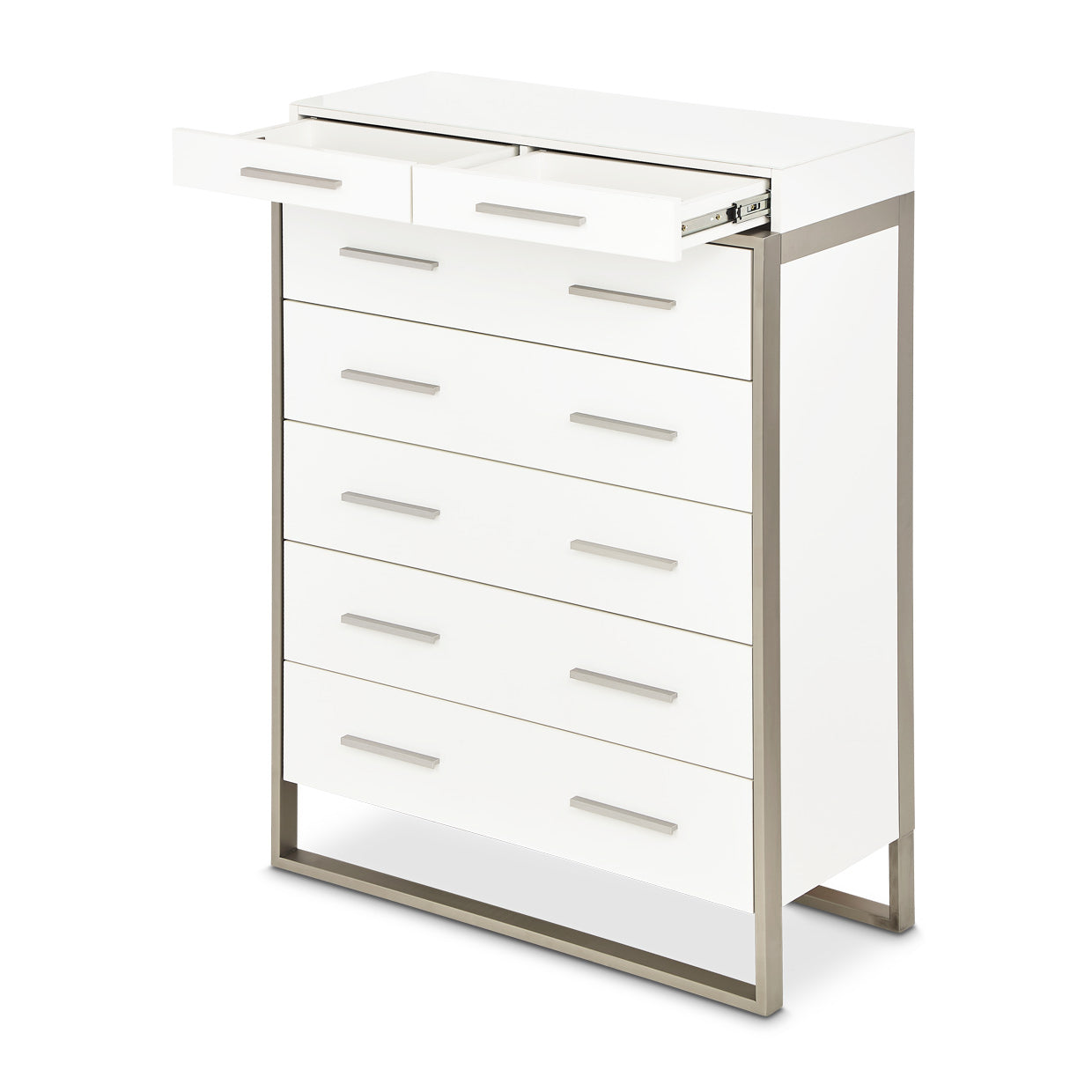 Marquee 7-Drawer Chest - Cloud White