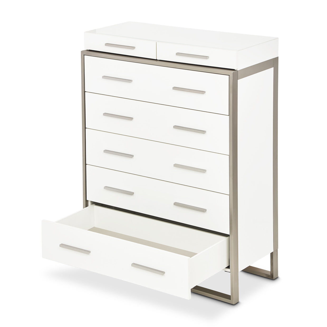 Marquee 7-Drawer Chest - Cloud White