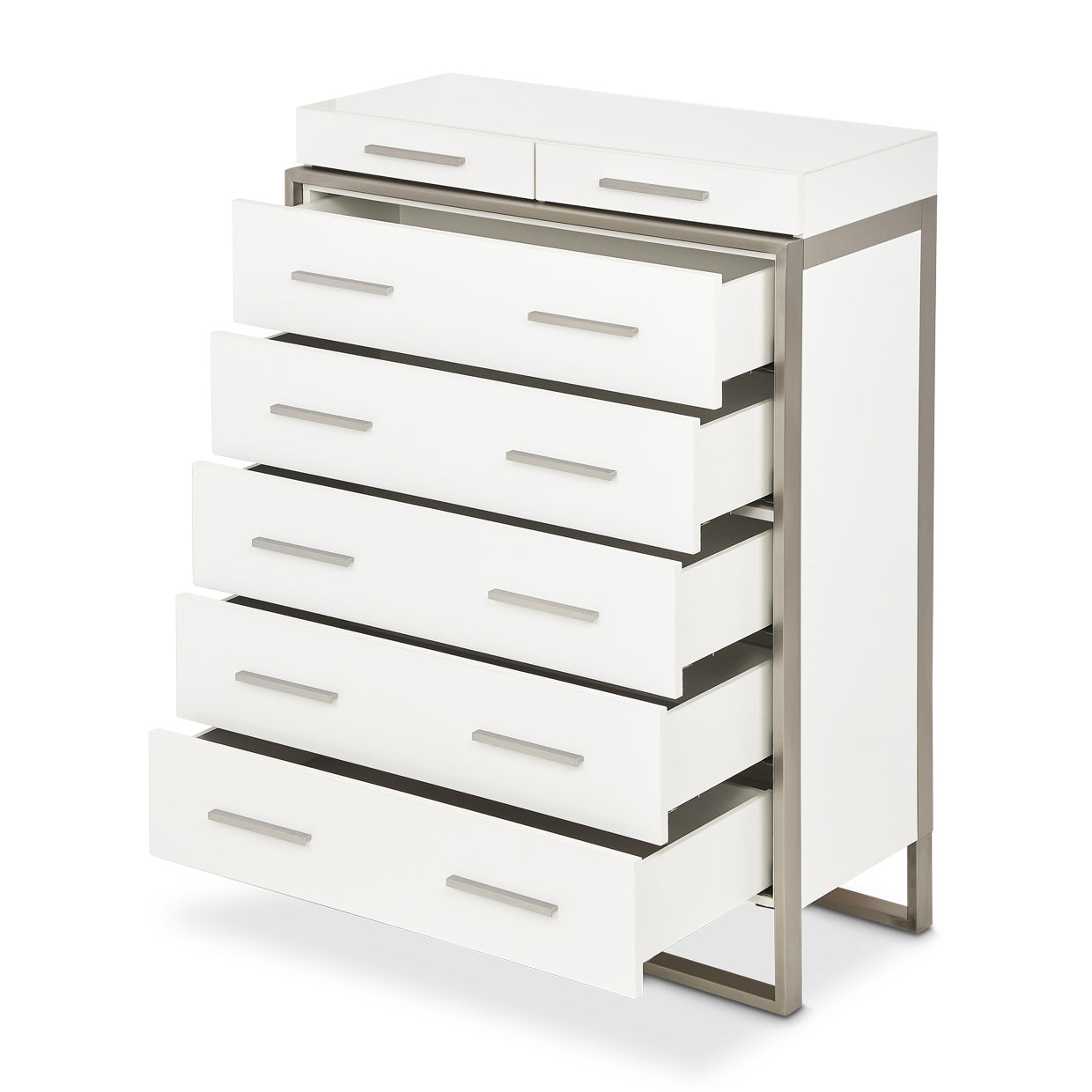Marquee 7-Drawer Chest - Cloud White
