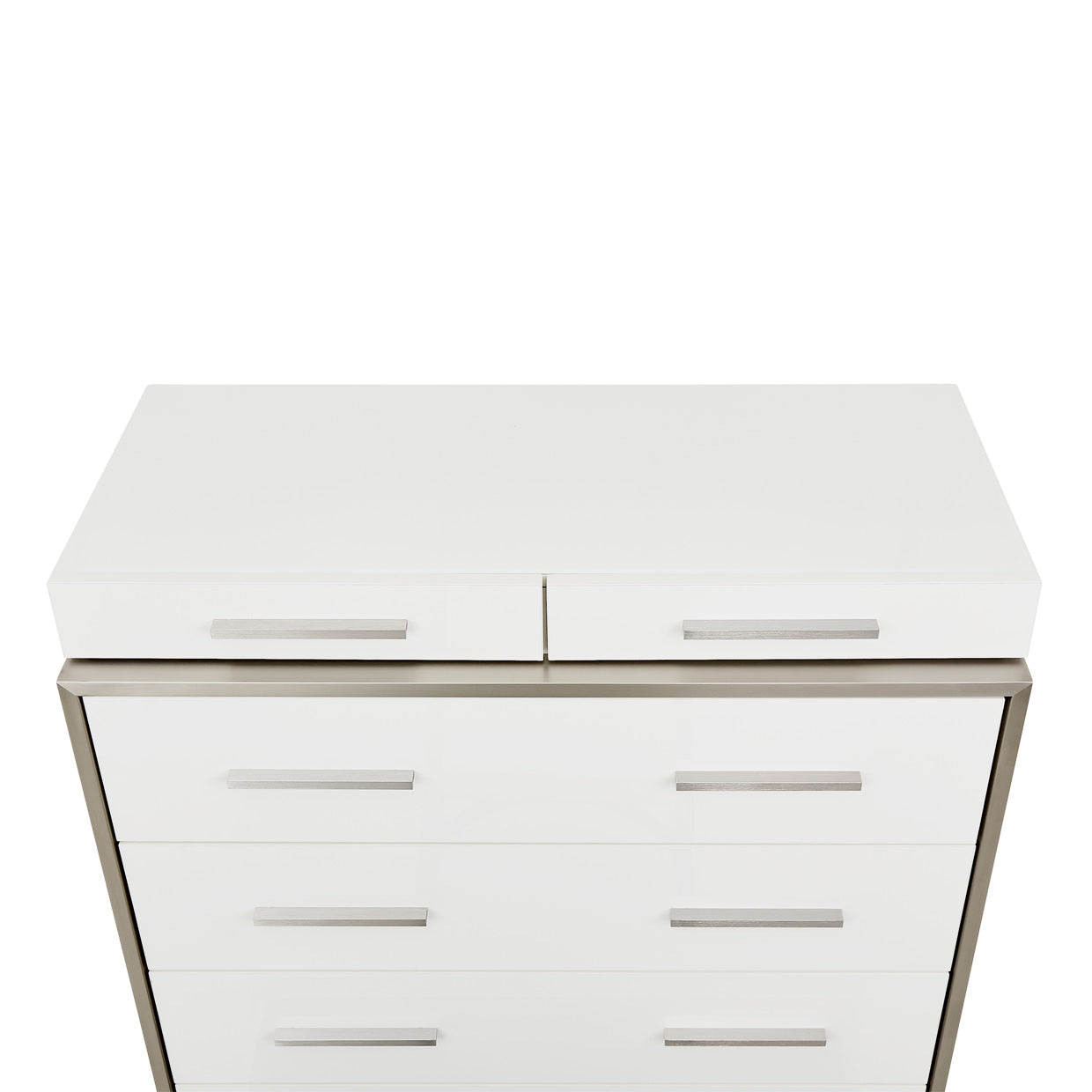 Marquee 7-Drawer Chest - Cloud White